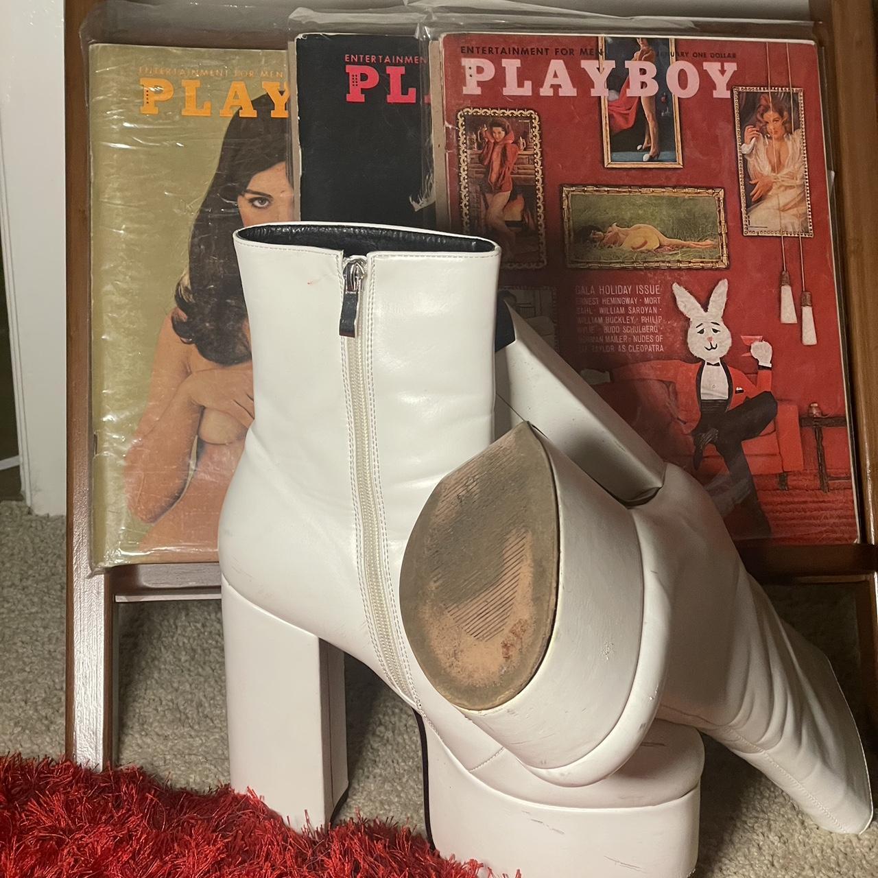 nasty gal white platform sneakers