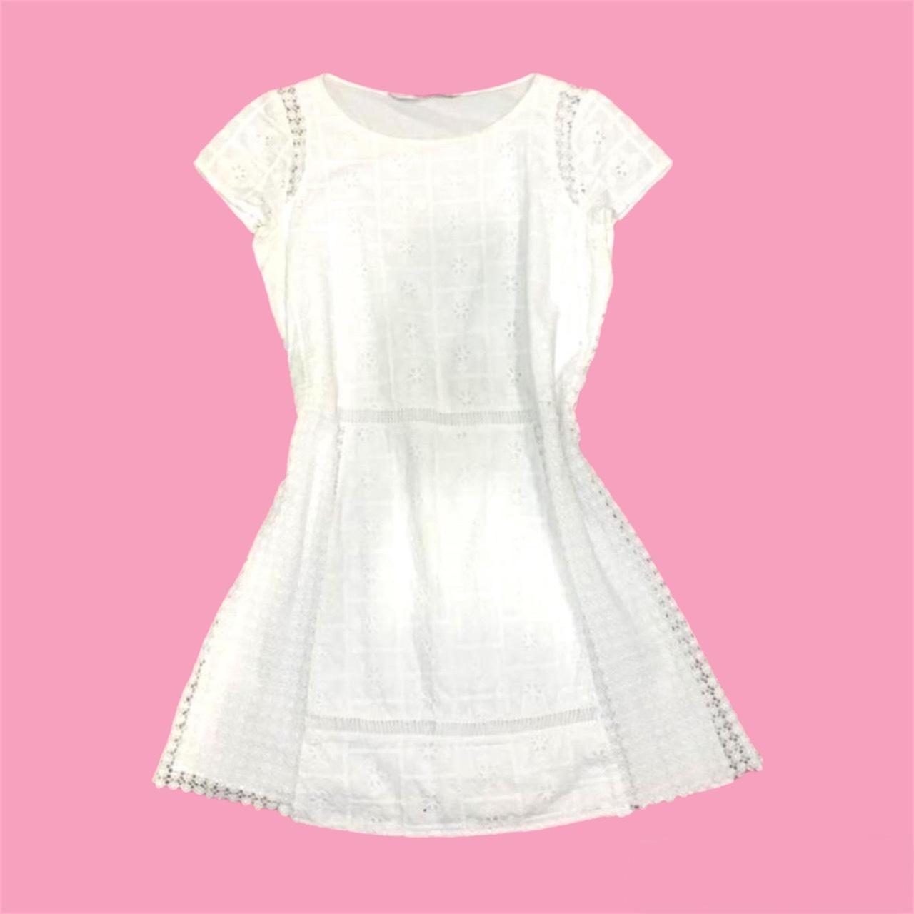 Zara trafaluc white clearance dress