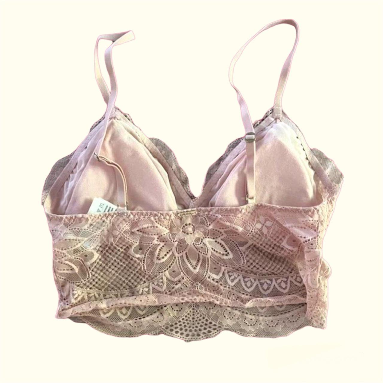 💕hollister gilly hicks pink lace bralette💕, -size