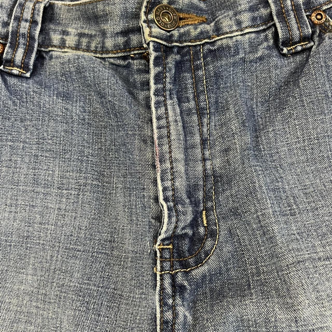 Y2K baggy carpenter/painter style denim shorts.... - Depop