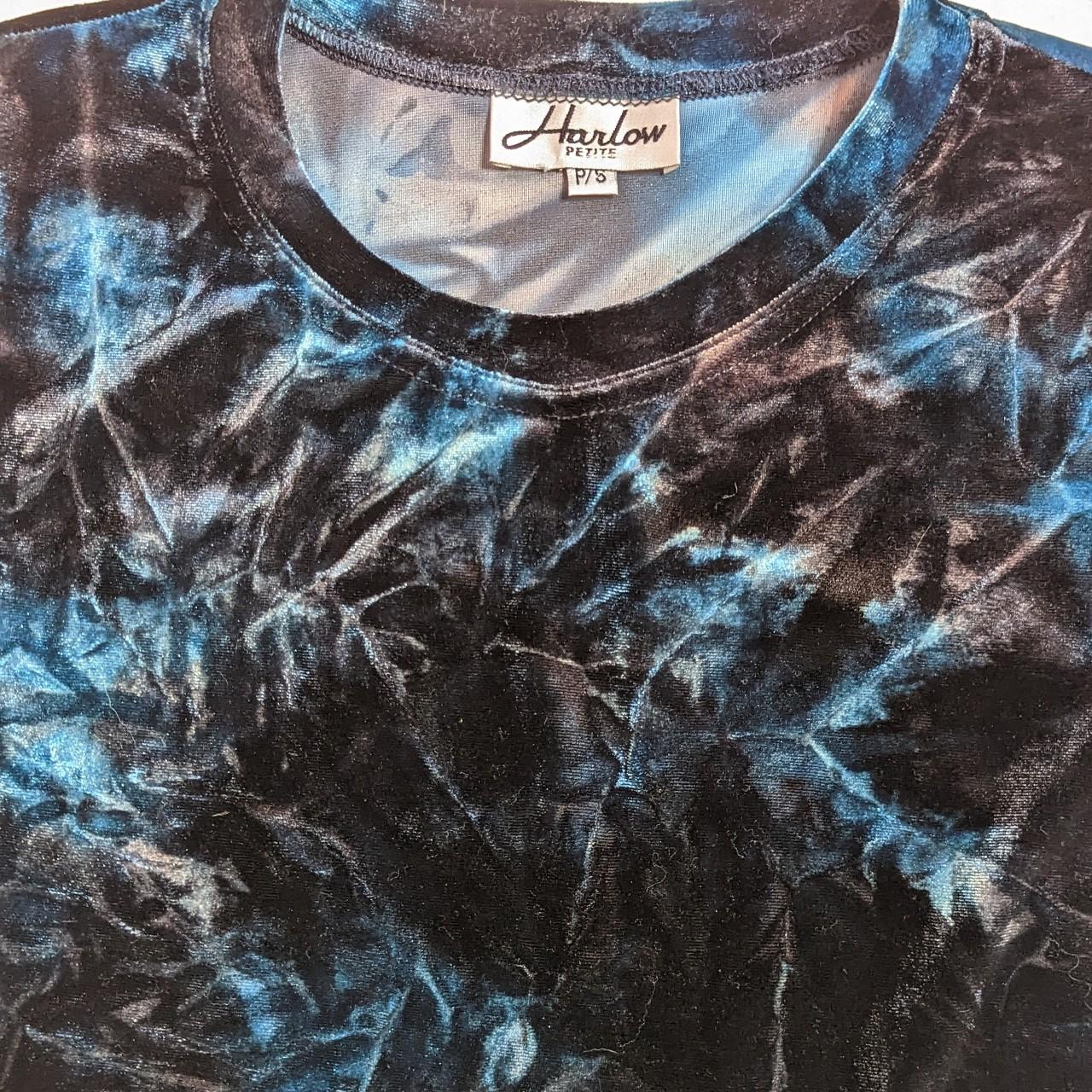 PJ Harlow Women's Black and Blue T-shirt (2)