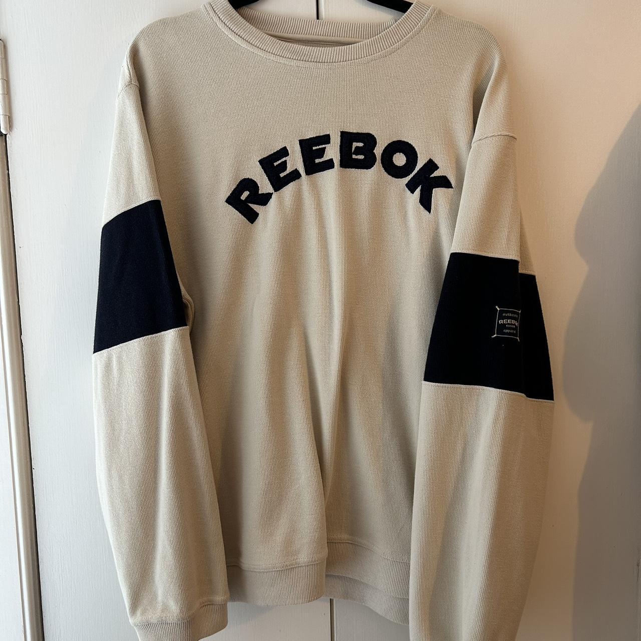 Reebok vintage deals sweatshirt mens brown