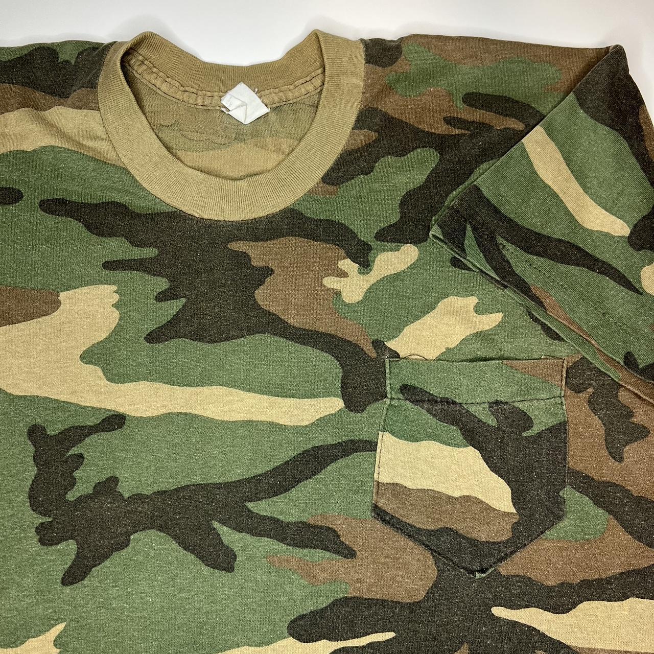 Vintage Blank Camouflage T-Shirt