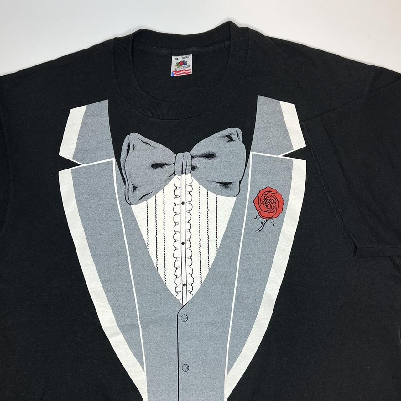 Tuxedo shirt outlet joke