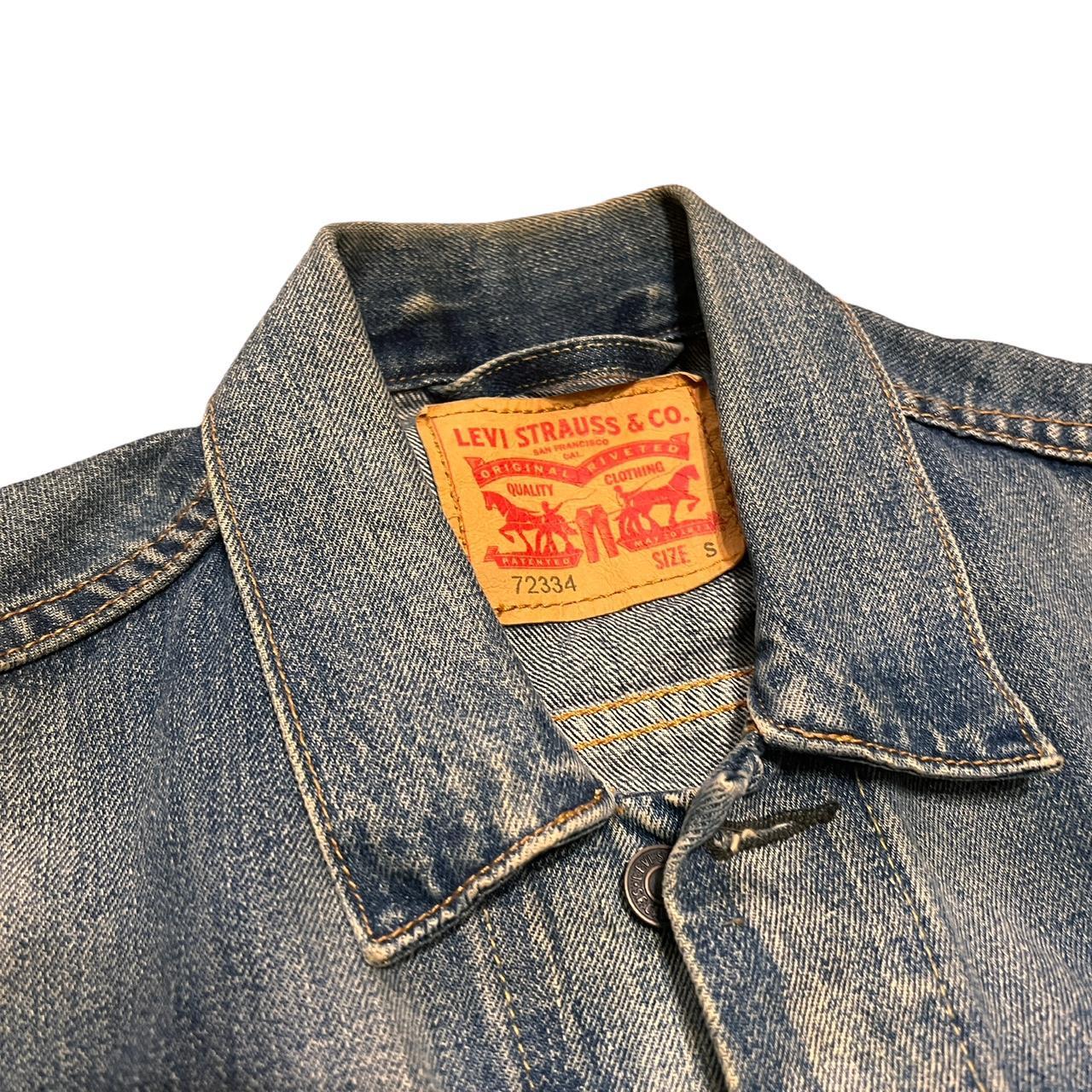 Vintage Levis Type 3 Denim Jacket 90s type 3 good... - Depop