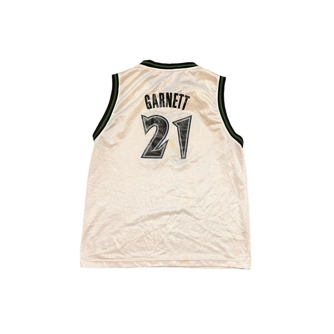 Vintage Kevin Garnett Minnesota Timberwolves Jersey - Depop