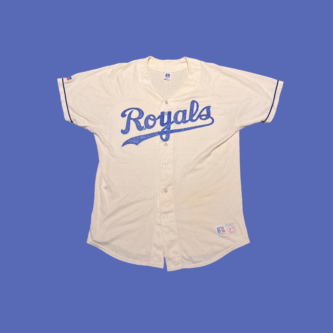Vintage Kansas City Royal MLB Jersey Russell Athletic XL 