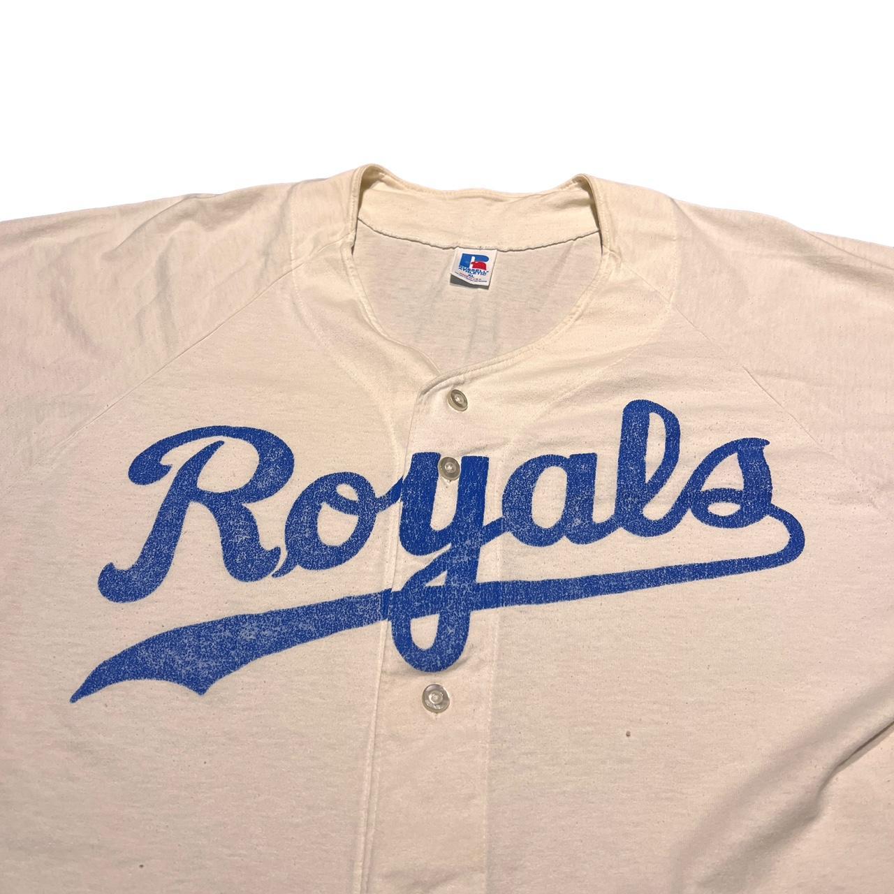 Vintage Kansas City Royal MLB Jersey Russell Athletic XL 