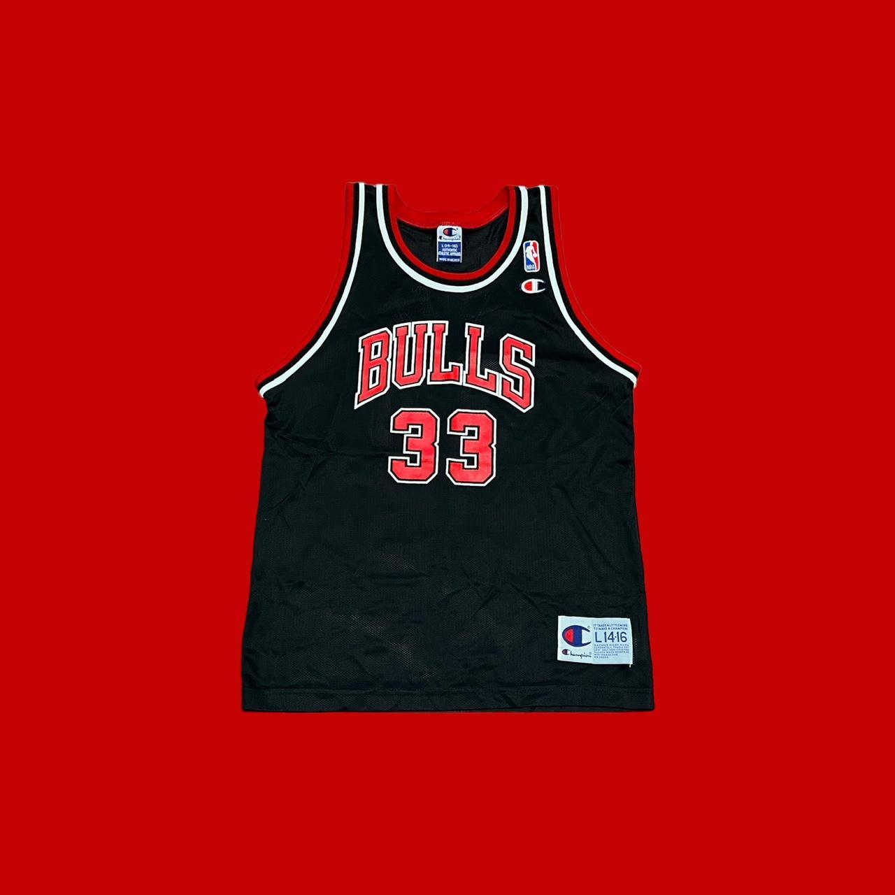 Scottie Pippen Chicago Bulls 1997-98 Home Jersey. - Depop