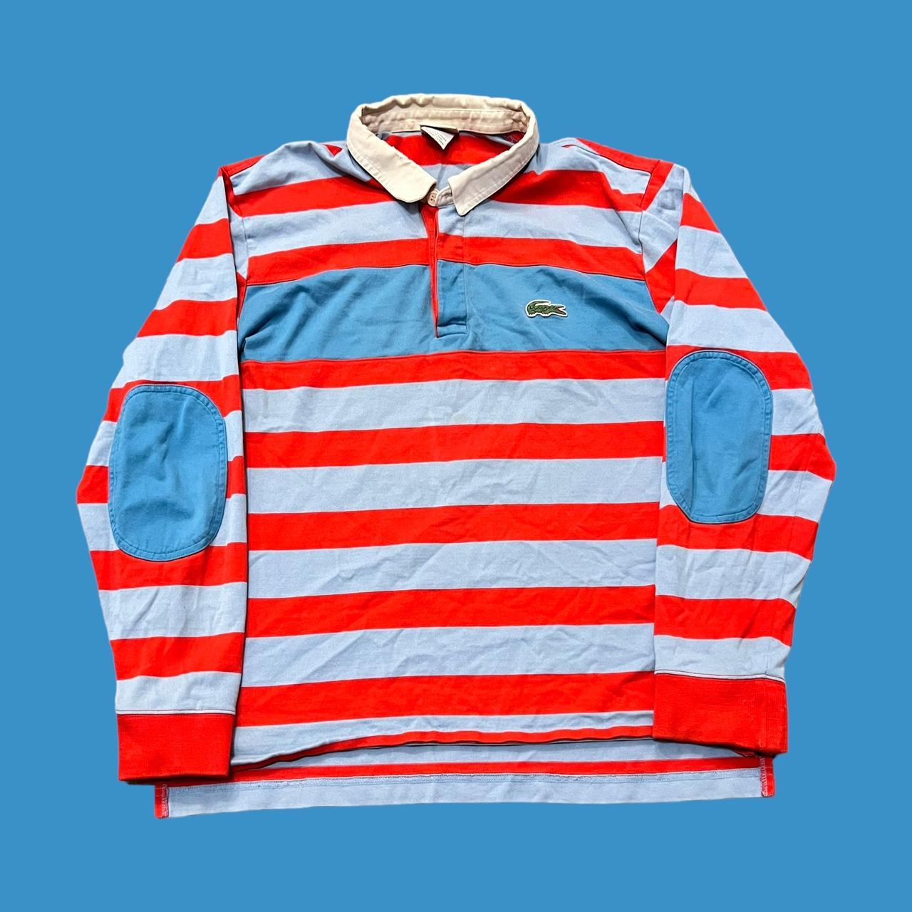 Vintage Lacoste Rugby Polo Shirt crazy lacoste... Depop