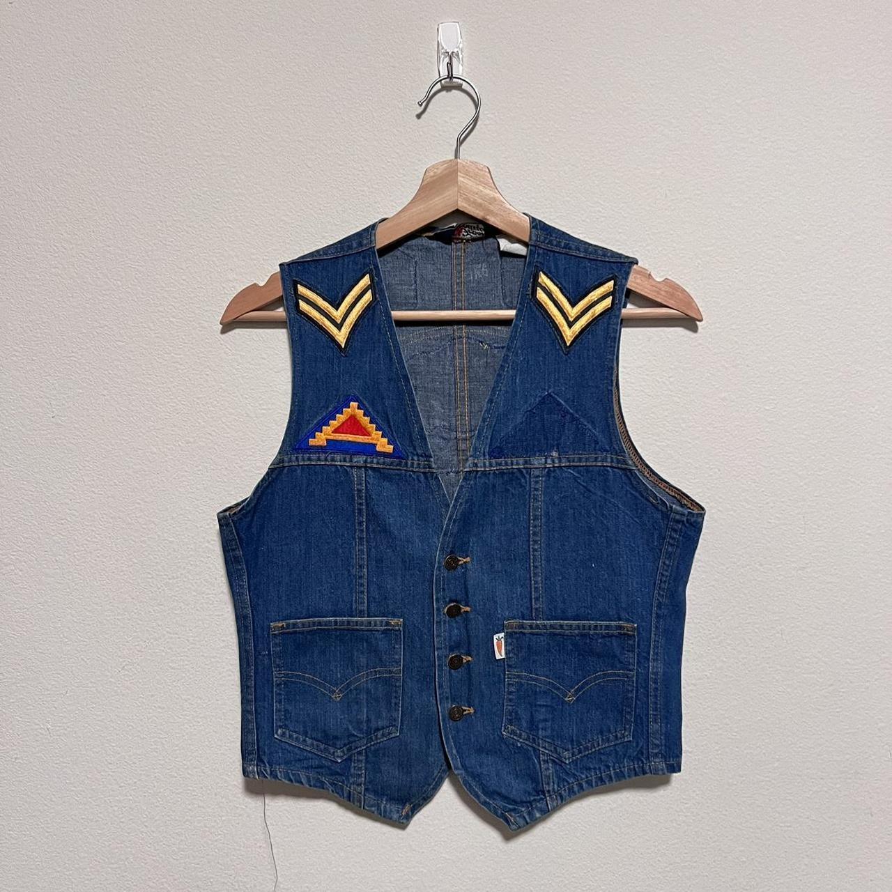 Levi's Women's Vest - Blue/Navy - S – vintage lev… - image 2