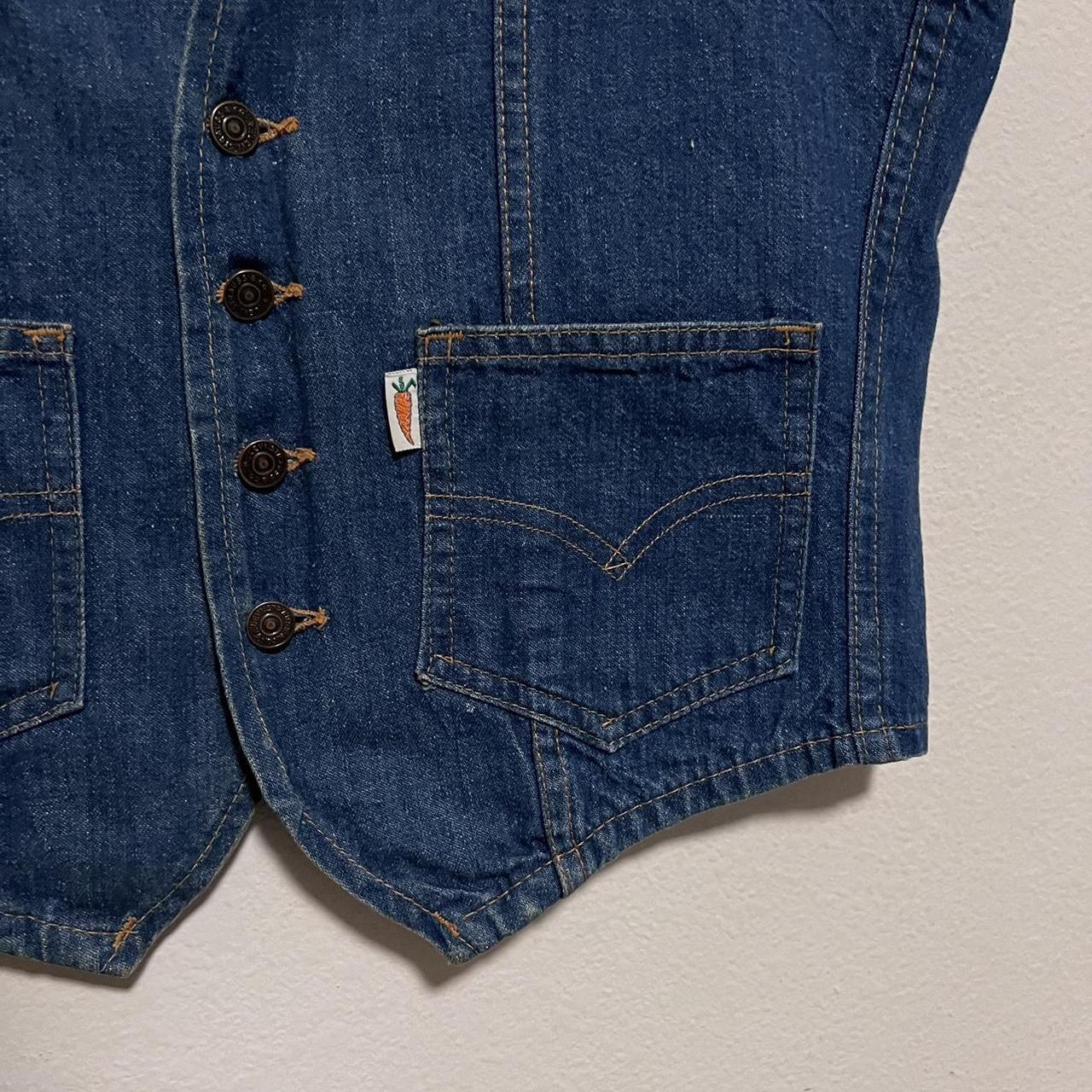 Levi's Women's Vest - Blue/Navy - S – vintage lev… - image 3