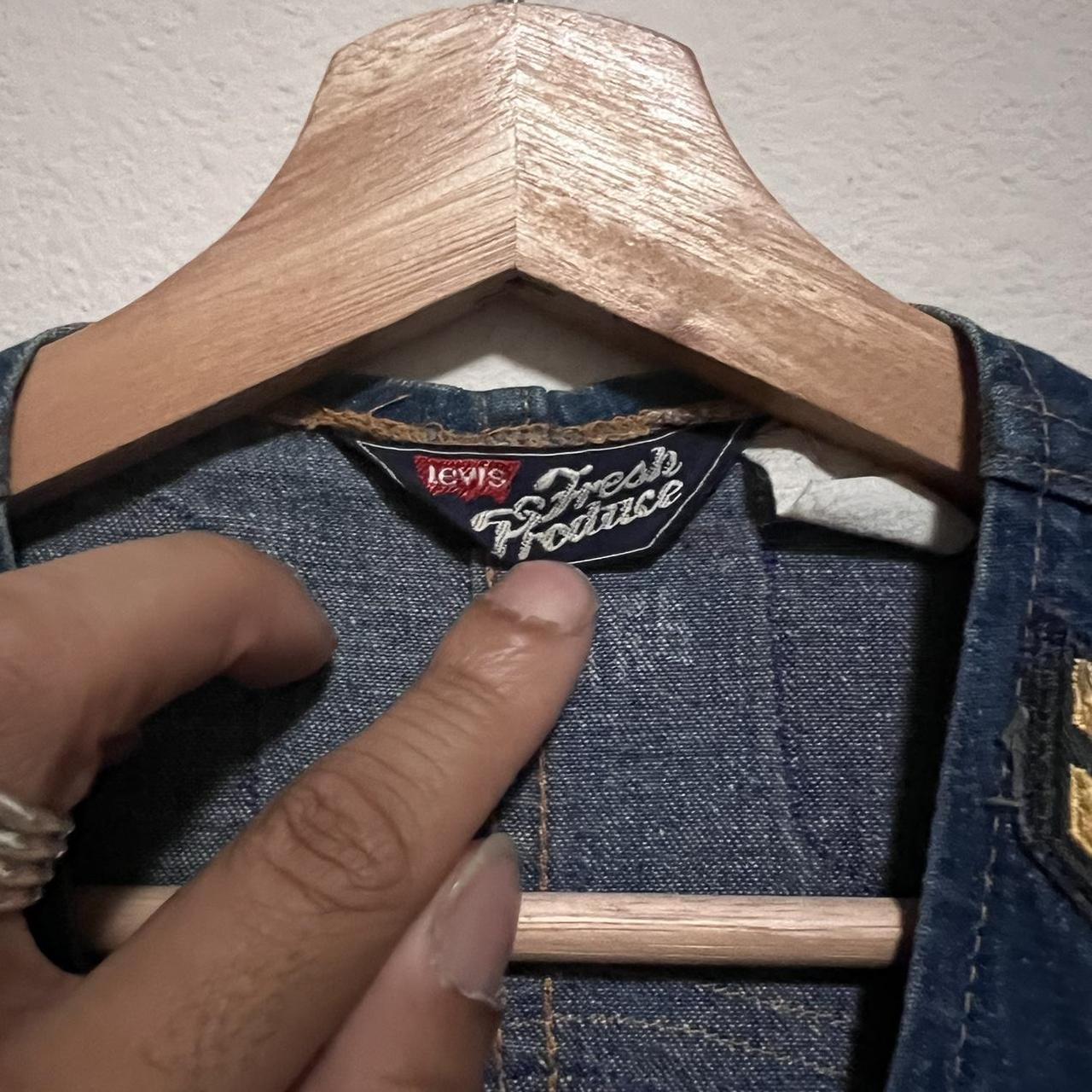 Levi's Women's Vest - Blue/Navy - S – vintage lev… - image 5