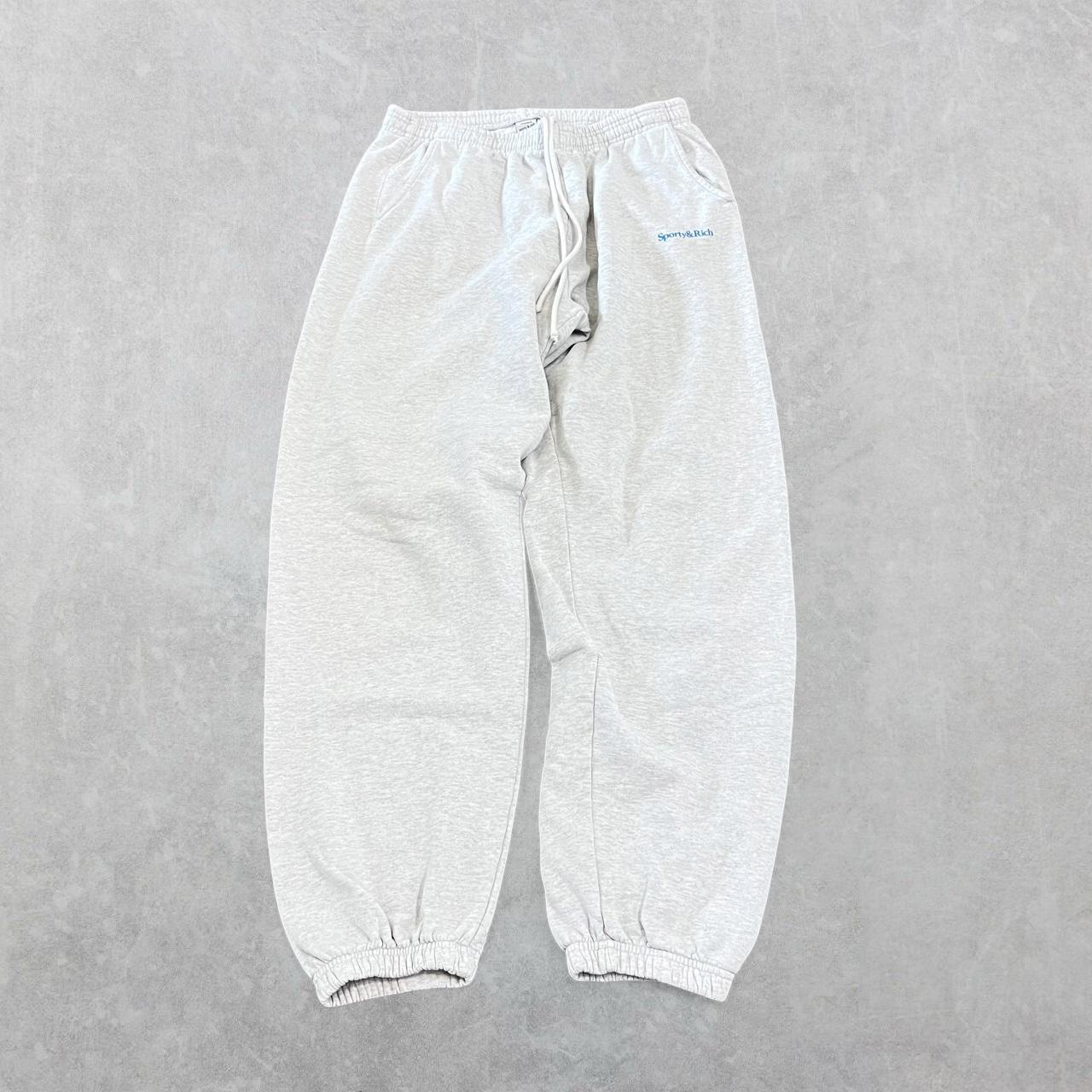 Sporty & rich women's grey joggers tracksuits