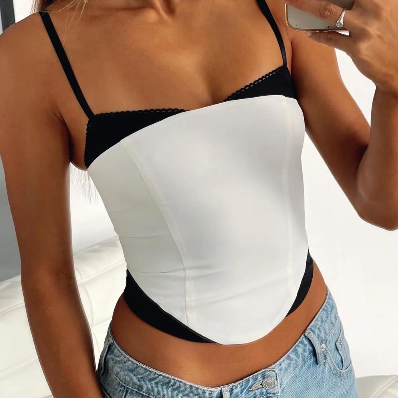 WHITE FOX FEEL THE SPARK BUSTIER - size small - rrp;... - Depop