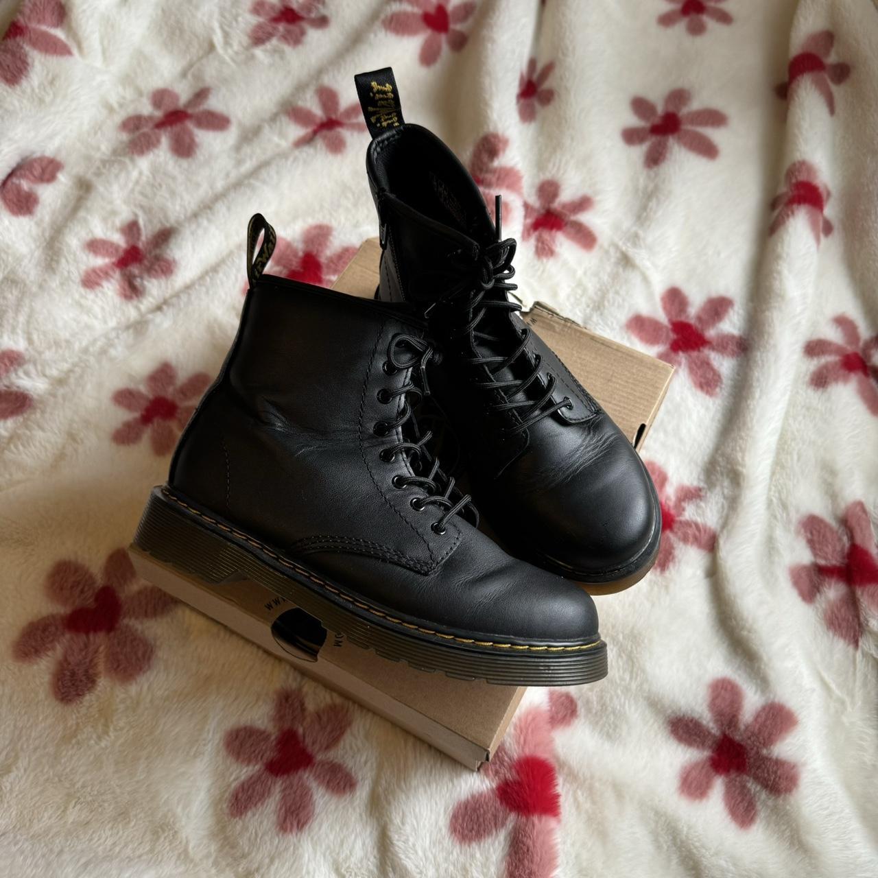 Dr. Martens Maudie black leather ankle boots US. Depop