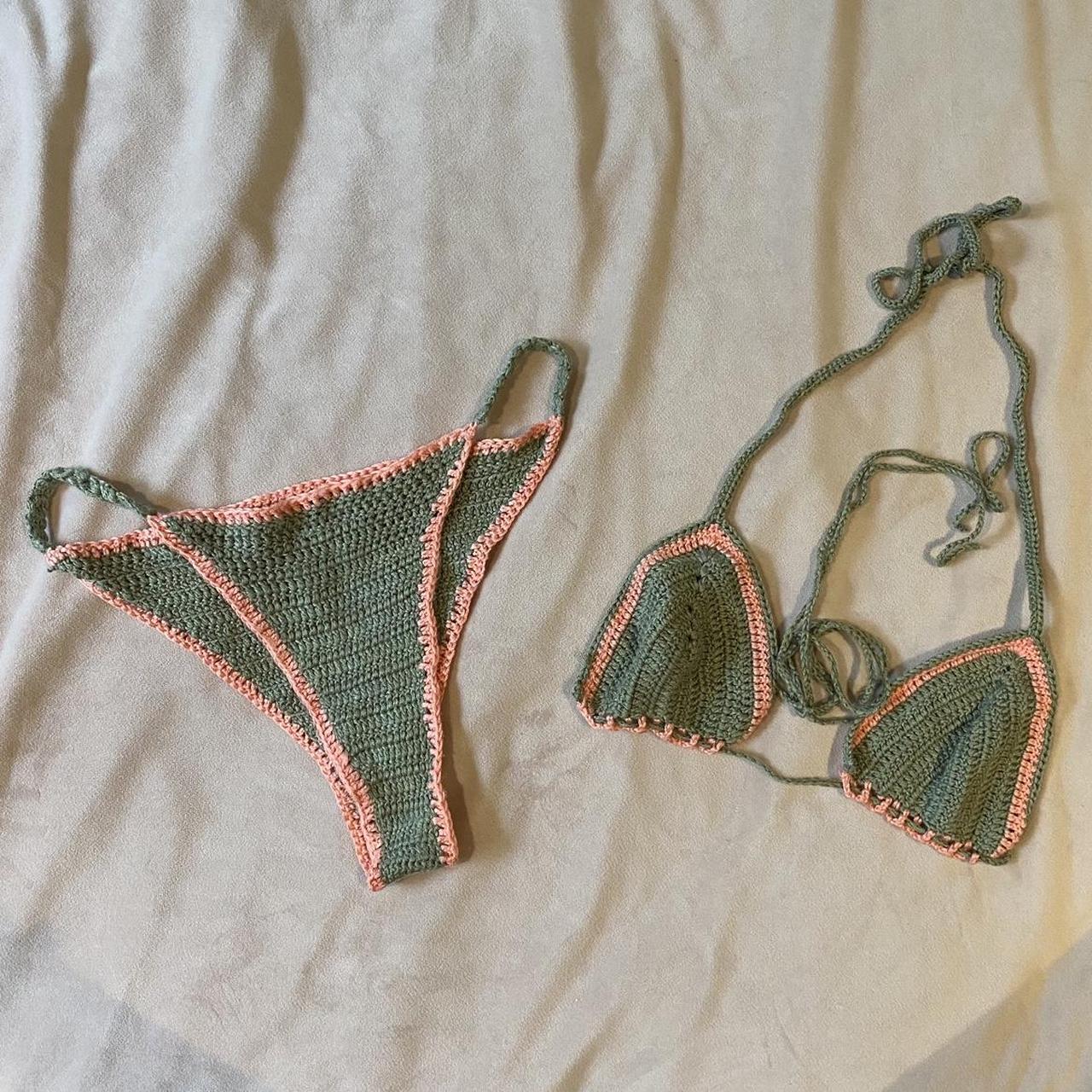 Crochet Bikini Never Worn Hand Made Estimated Depop Crochet Bikini Never Worn Hand Made Estimated Depop