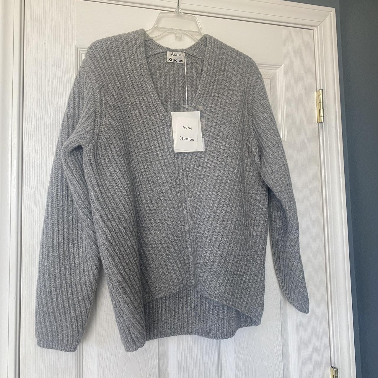 Acne Studios Deborah L-Wool Color: Pale Grey | Depop