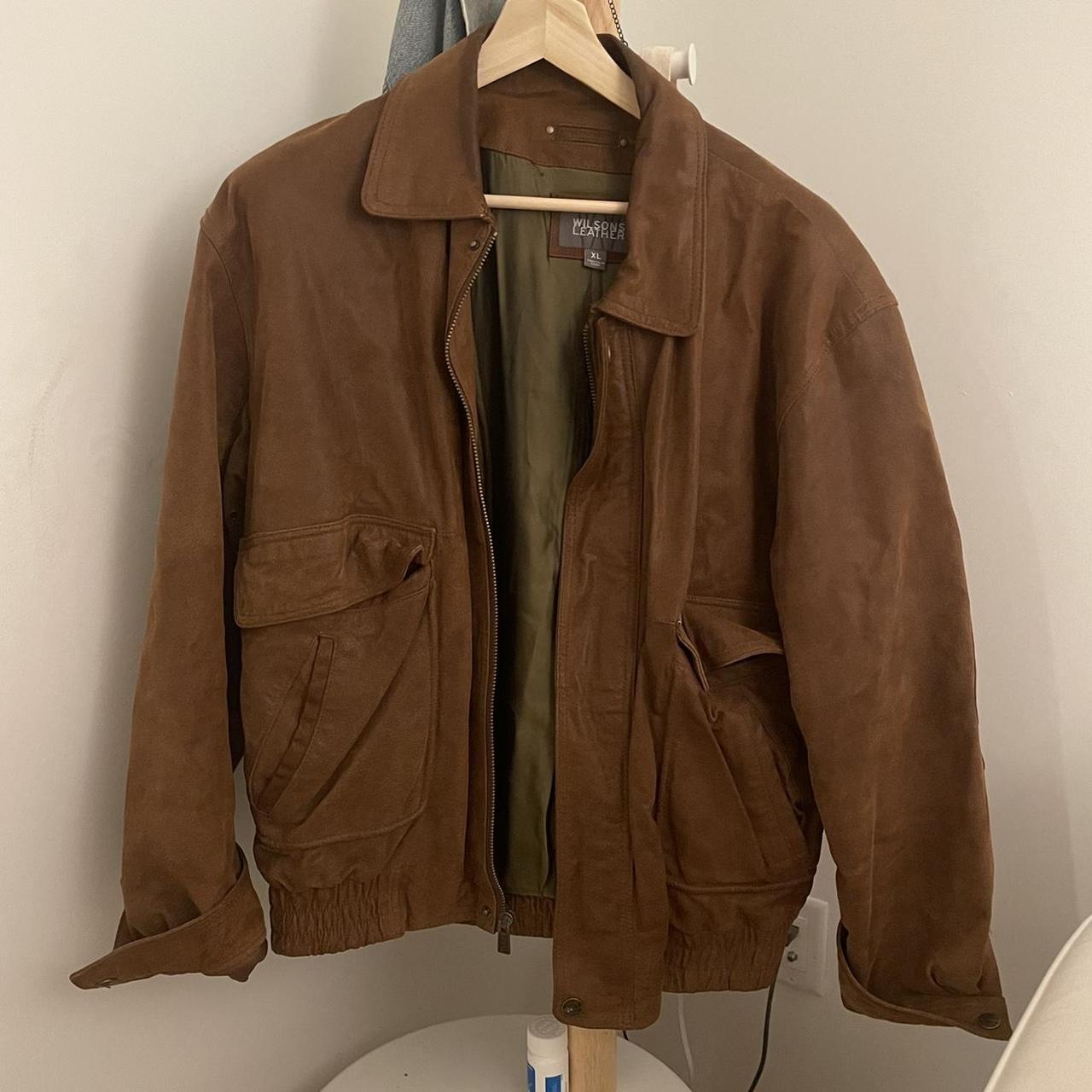 Wilson’s Leather Women's Brown Jacket Depop