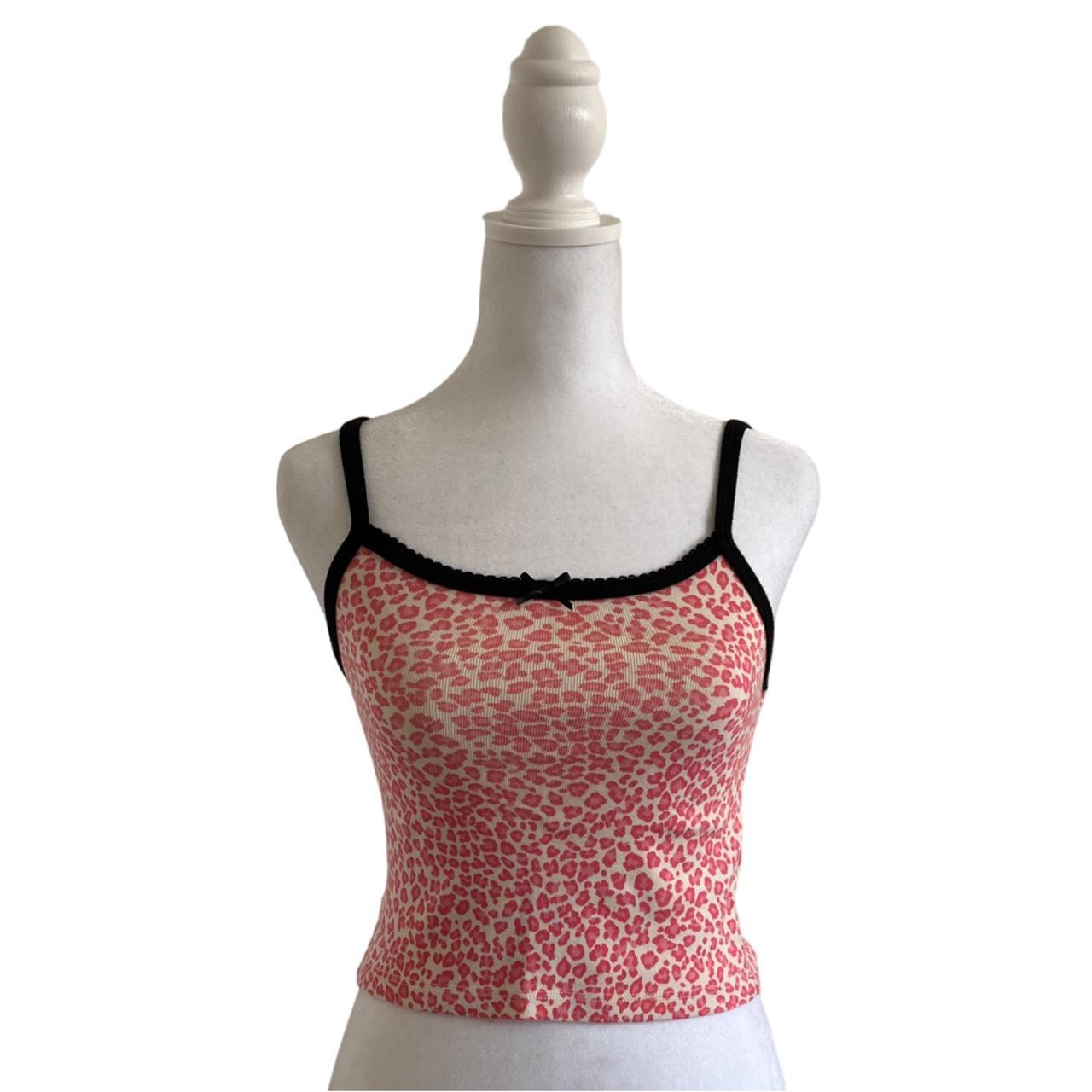 Brandy Melville Pink Cheetah Print Zelly Crop Top Size XS - $29 (17% Off  Retail) - From roya