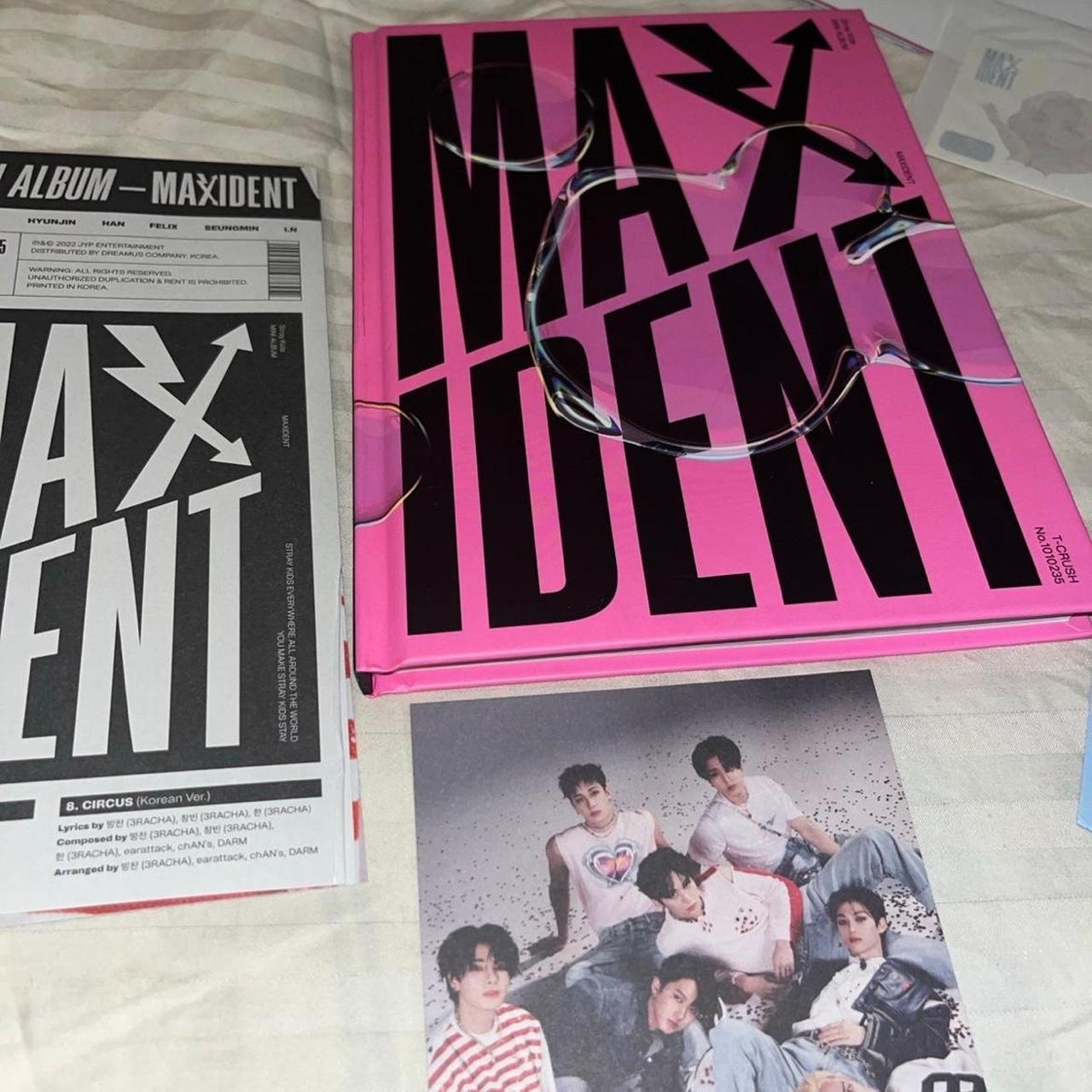 Stray Kids MAXIDENT album -Album is unsealed, in | Depop