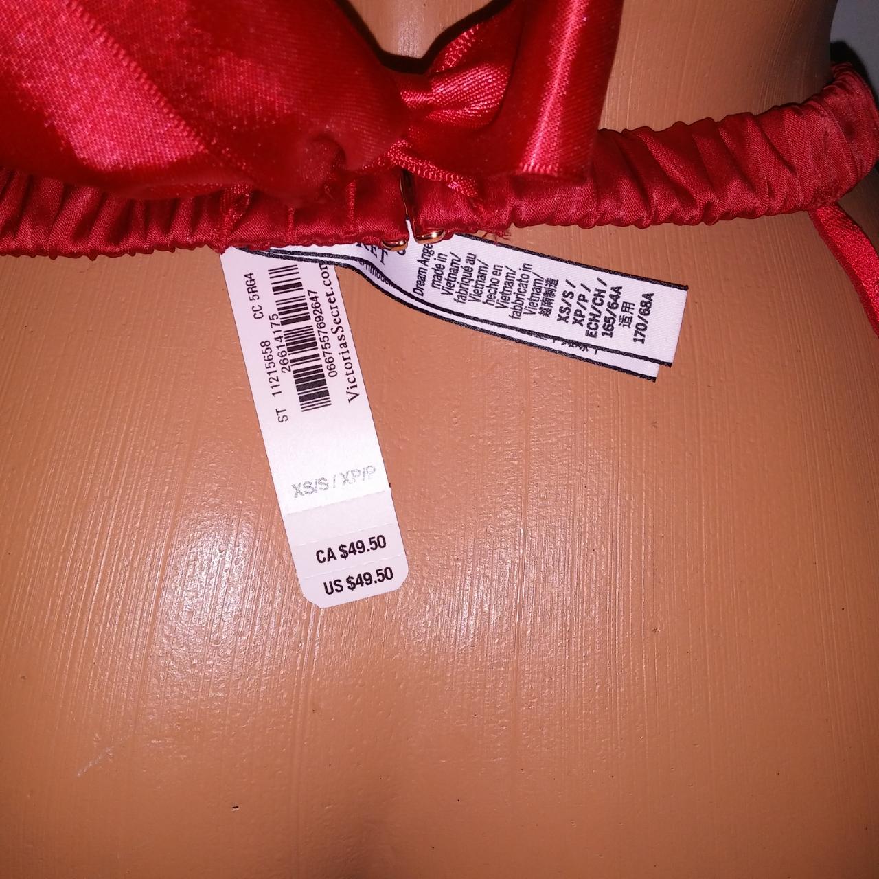 Victoria Secret Lingerie Garter Belt Red Apron... - Depop