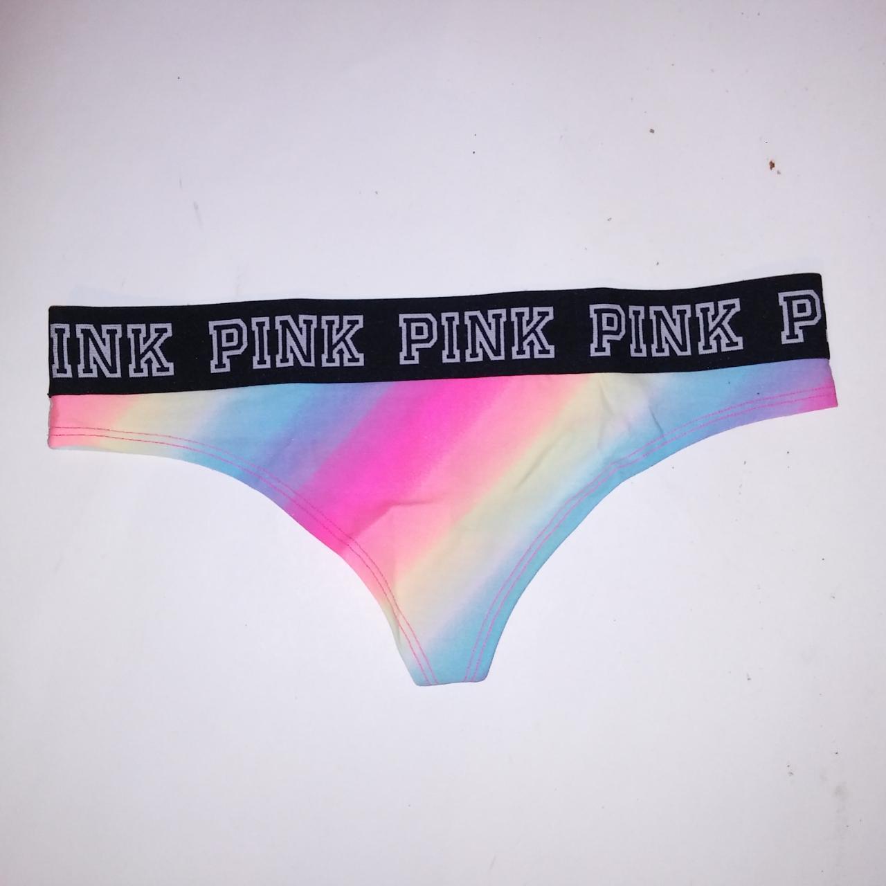 Victoria Secret PINK Panty, Thong, Banded Logo...