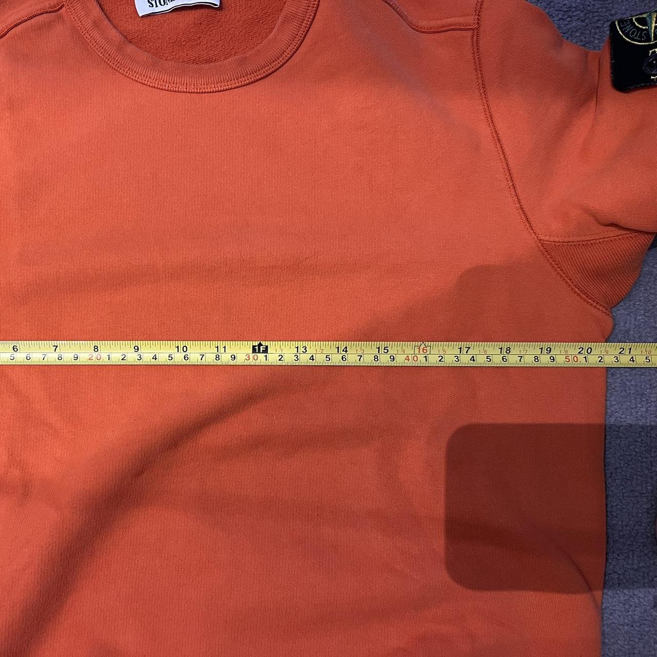 100% authentic Stone Island orange crew neck... - Depop