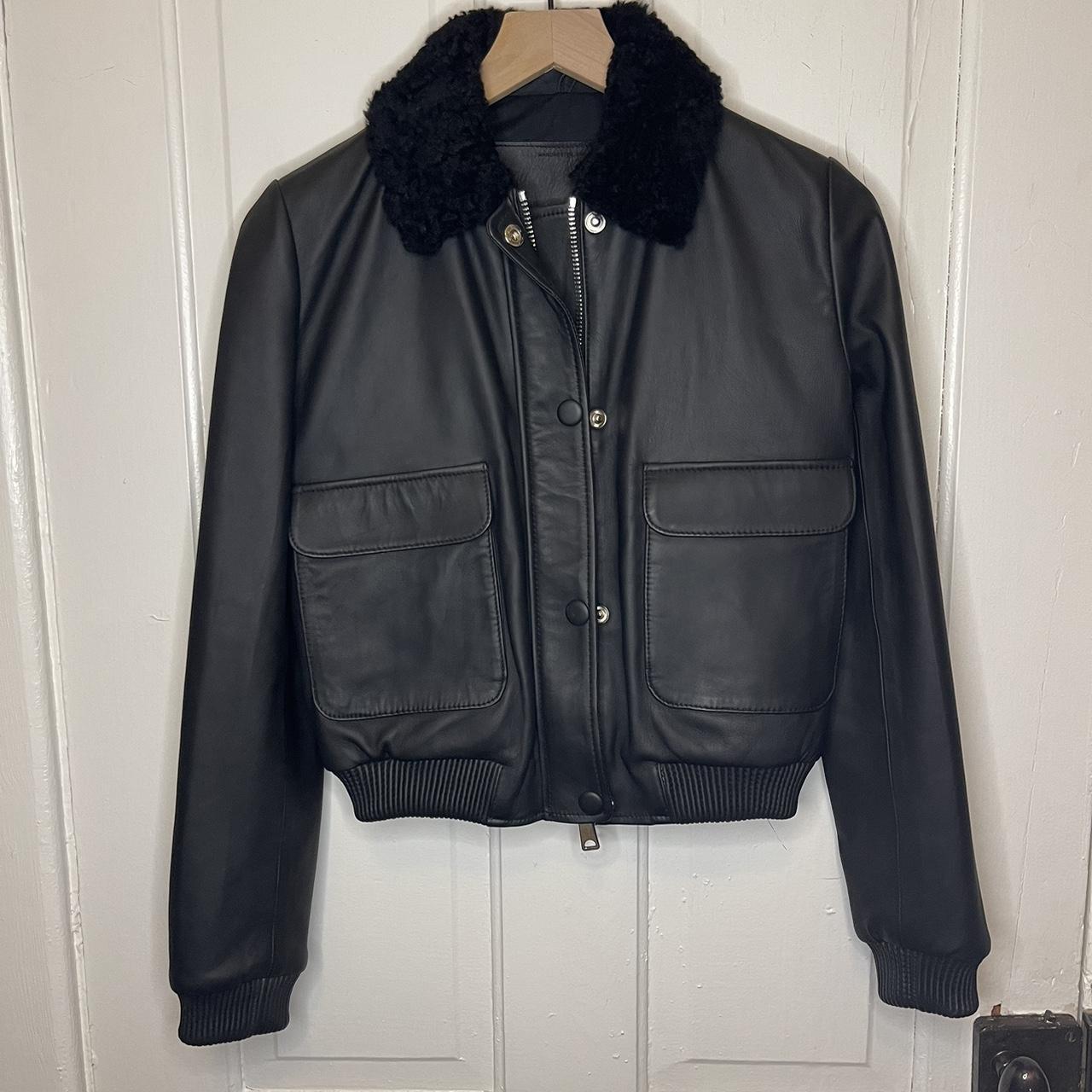 Genuine leather bomber jacket. Brand: Boda Skins.... - Depop