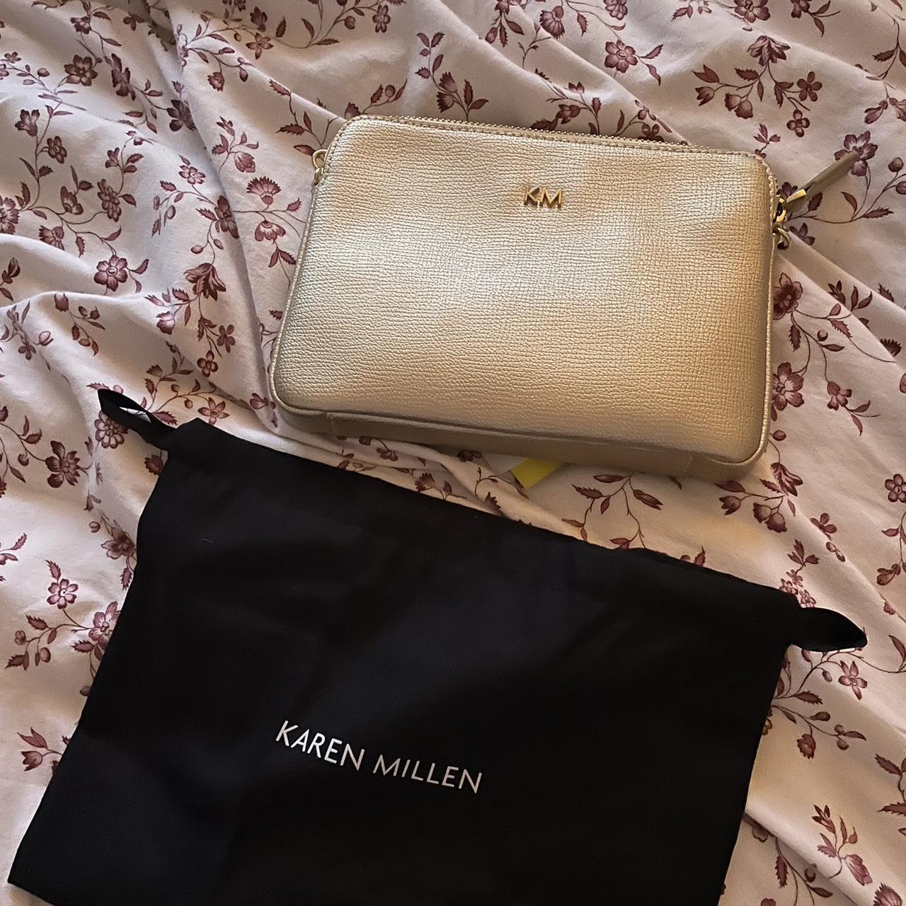 Karen millen gold bag sale