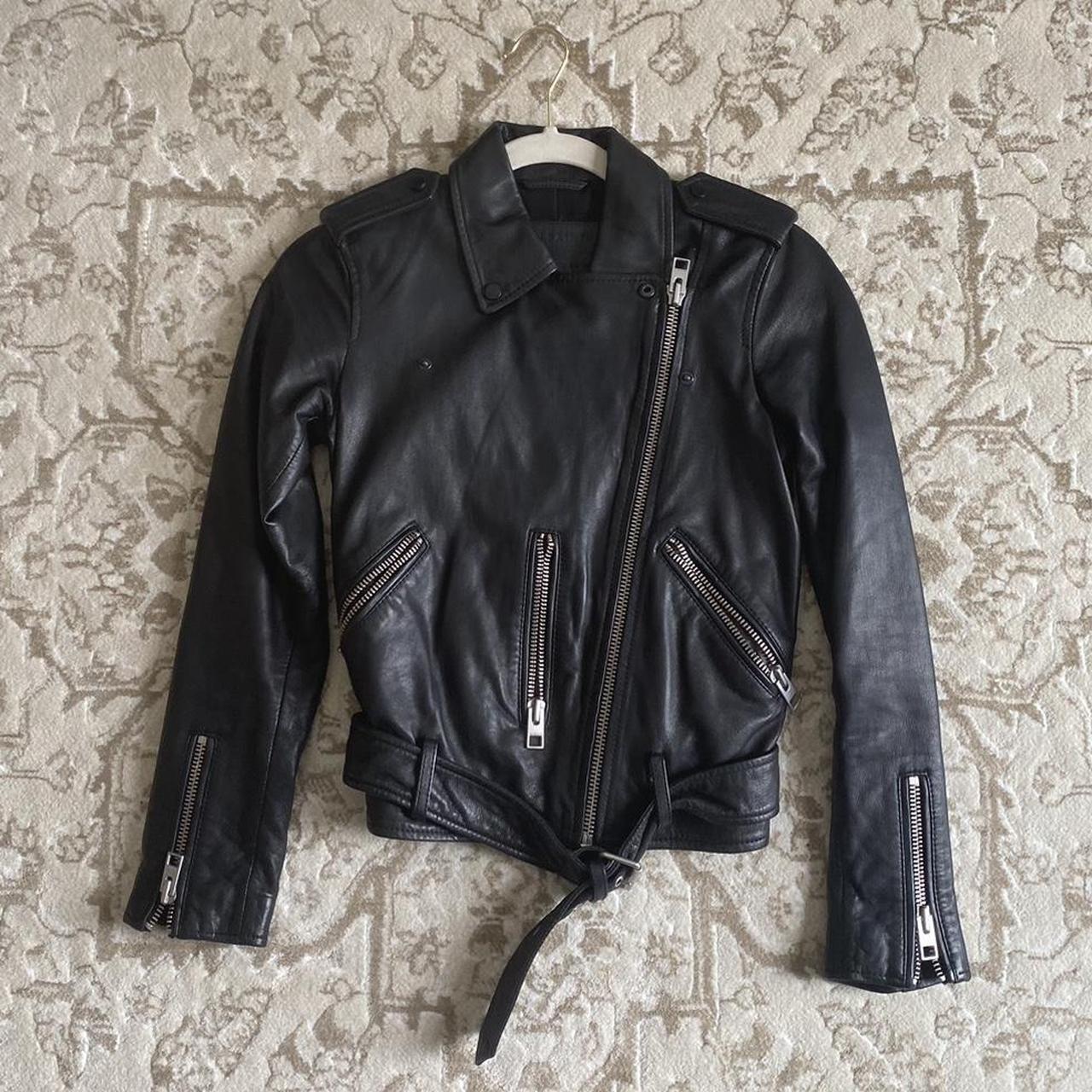 AllSaints Women's Black Jacket | Depop