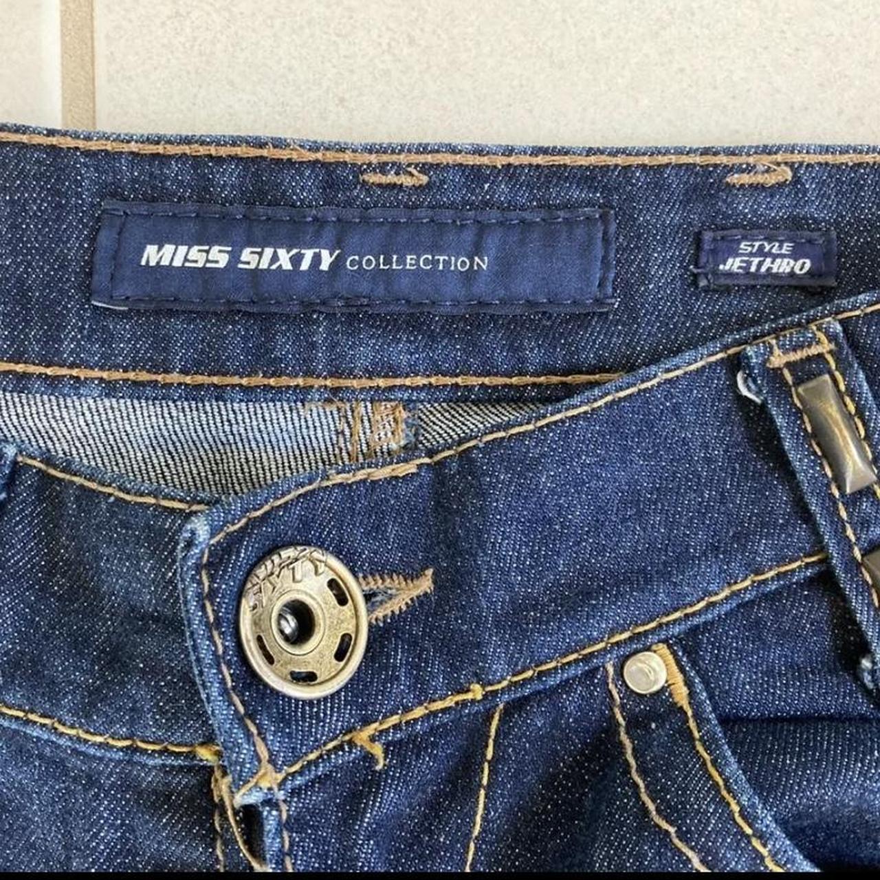 miss sixty jeans low rise size 6-8 - Depop