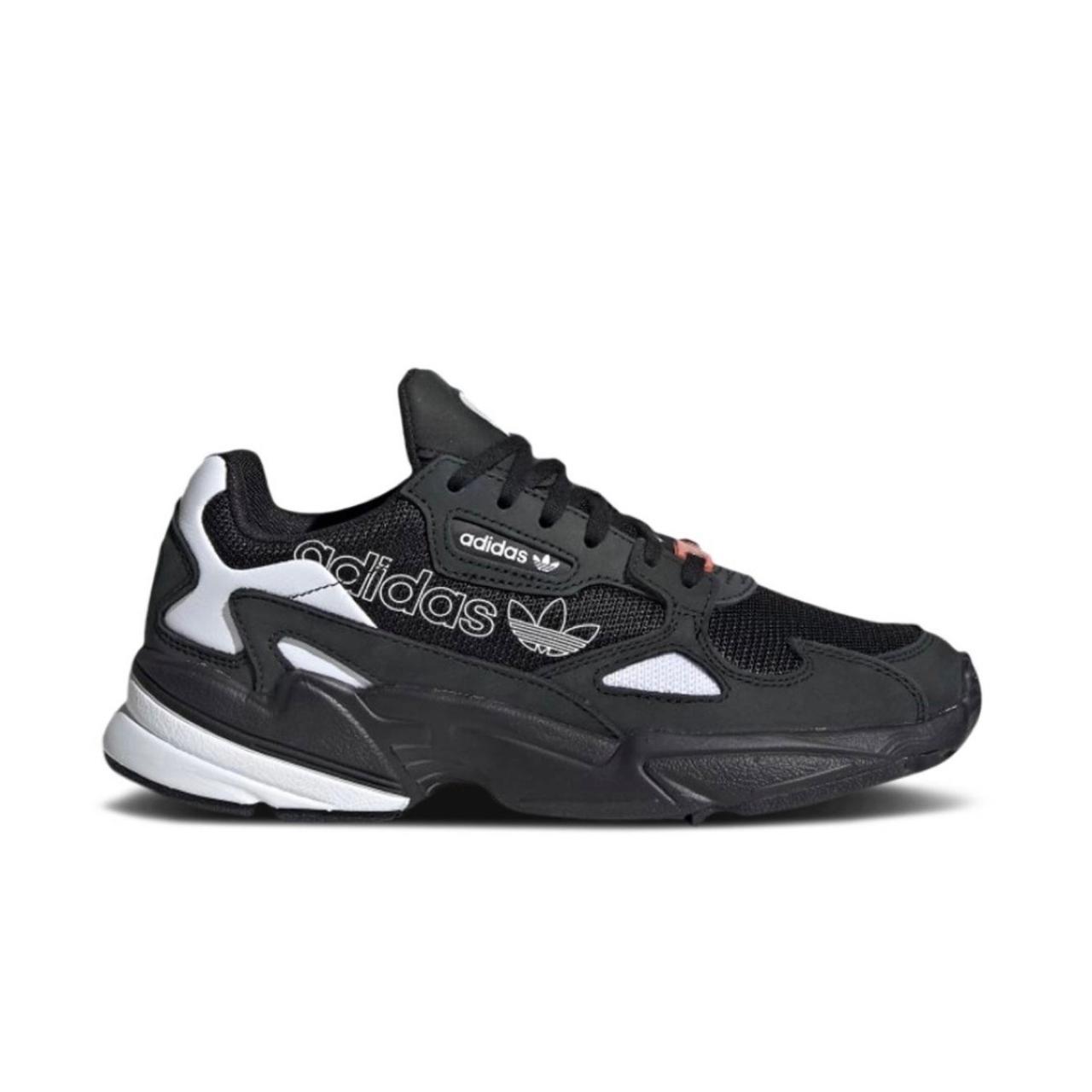 Adidas originals falcon yung-96 trainer in black multi best sale