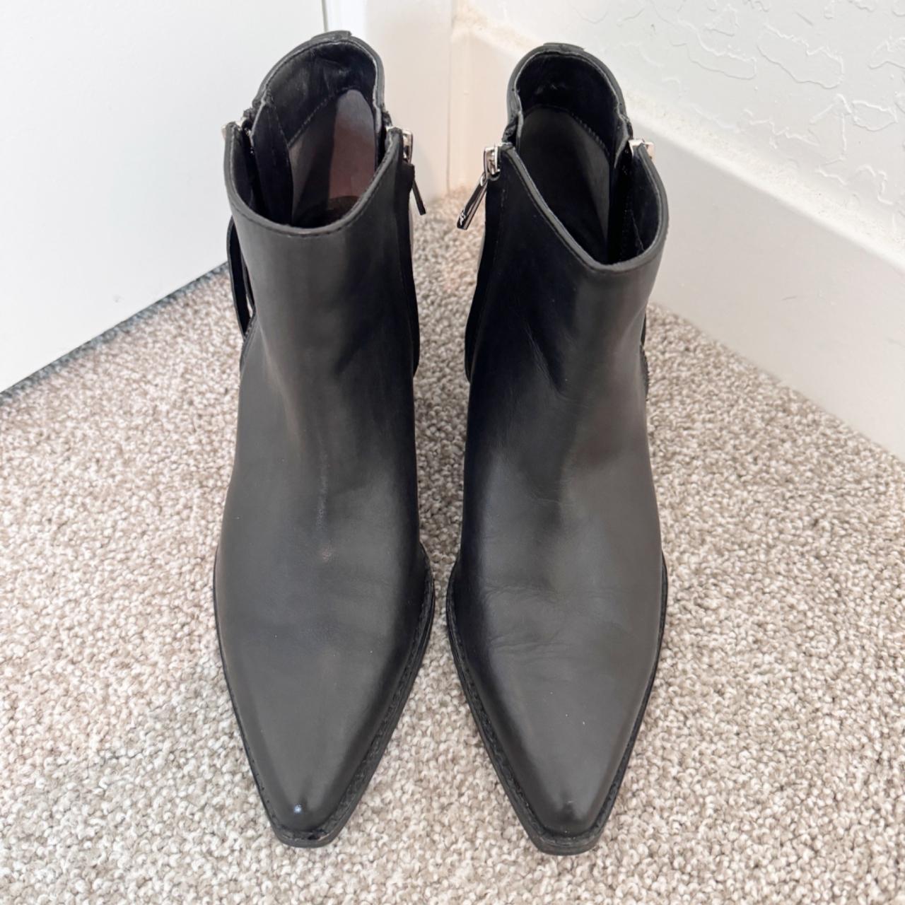 Sam Edelman Walden Ankle Boots shops in Black Leather size 7