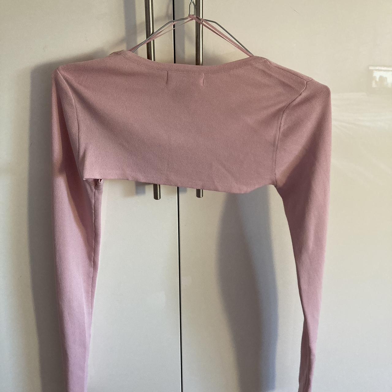 glassons ballet core pink bolero shrug size s... Depop