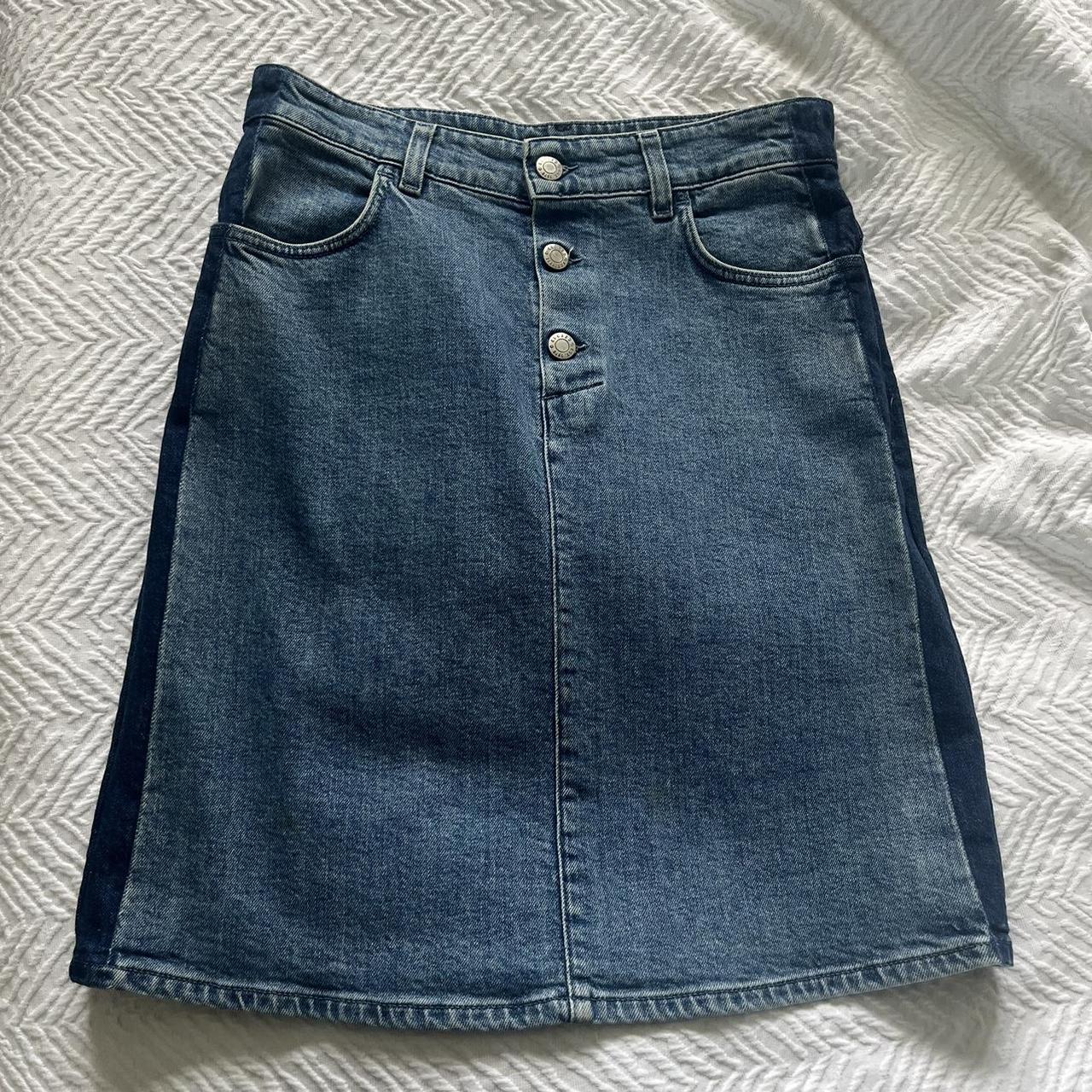 CLOSED DENIM MIDI SKIRT - Italian denim, bought in... - Depop