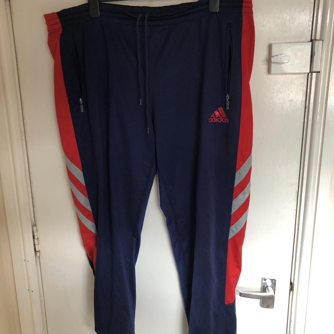 XL vintage Adidas tracksuit bottoms drawstrings and Depop