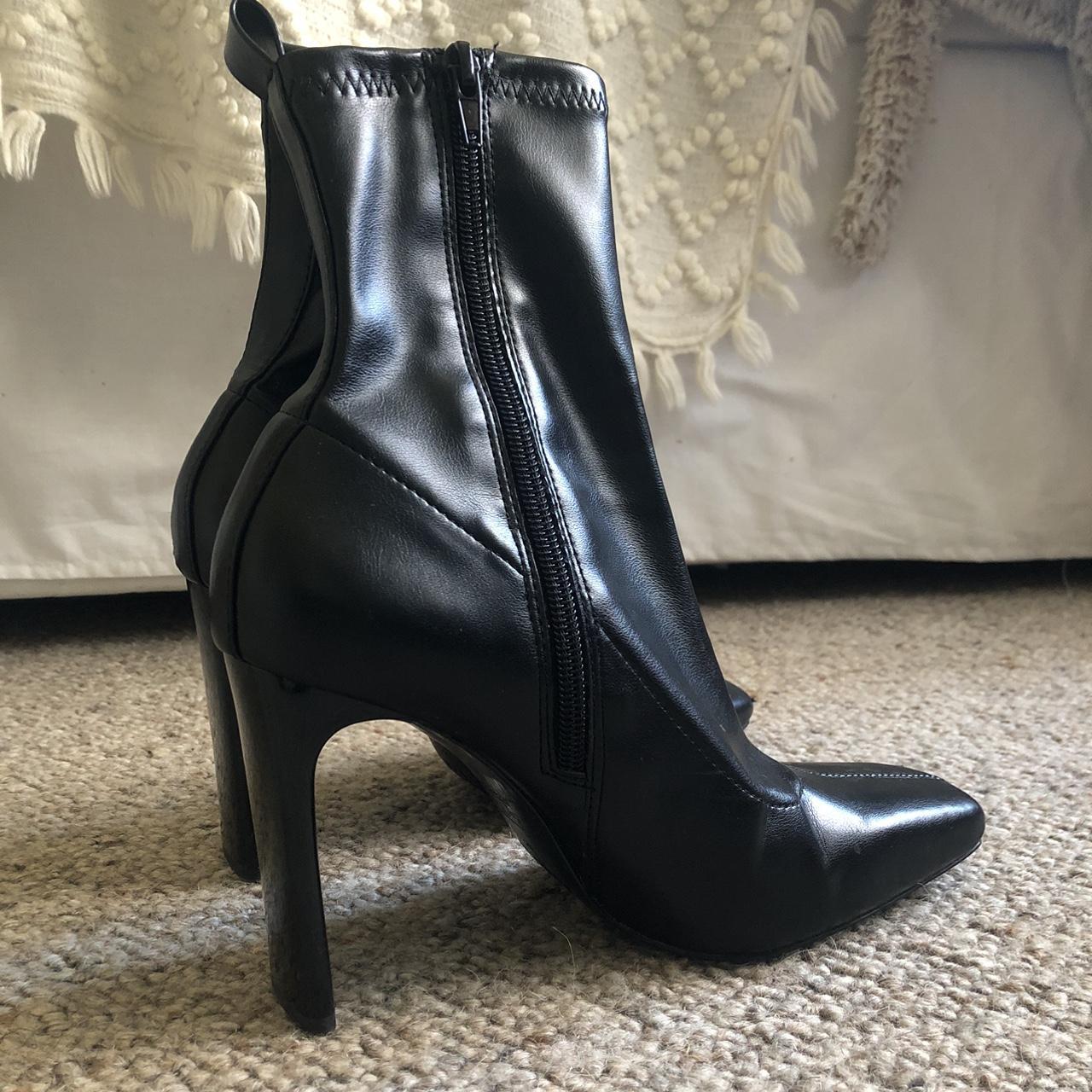 Zara Women's Black Boots | Depop