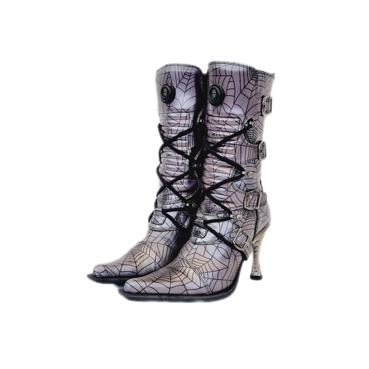 New rock spider sale web boots