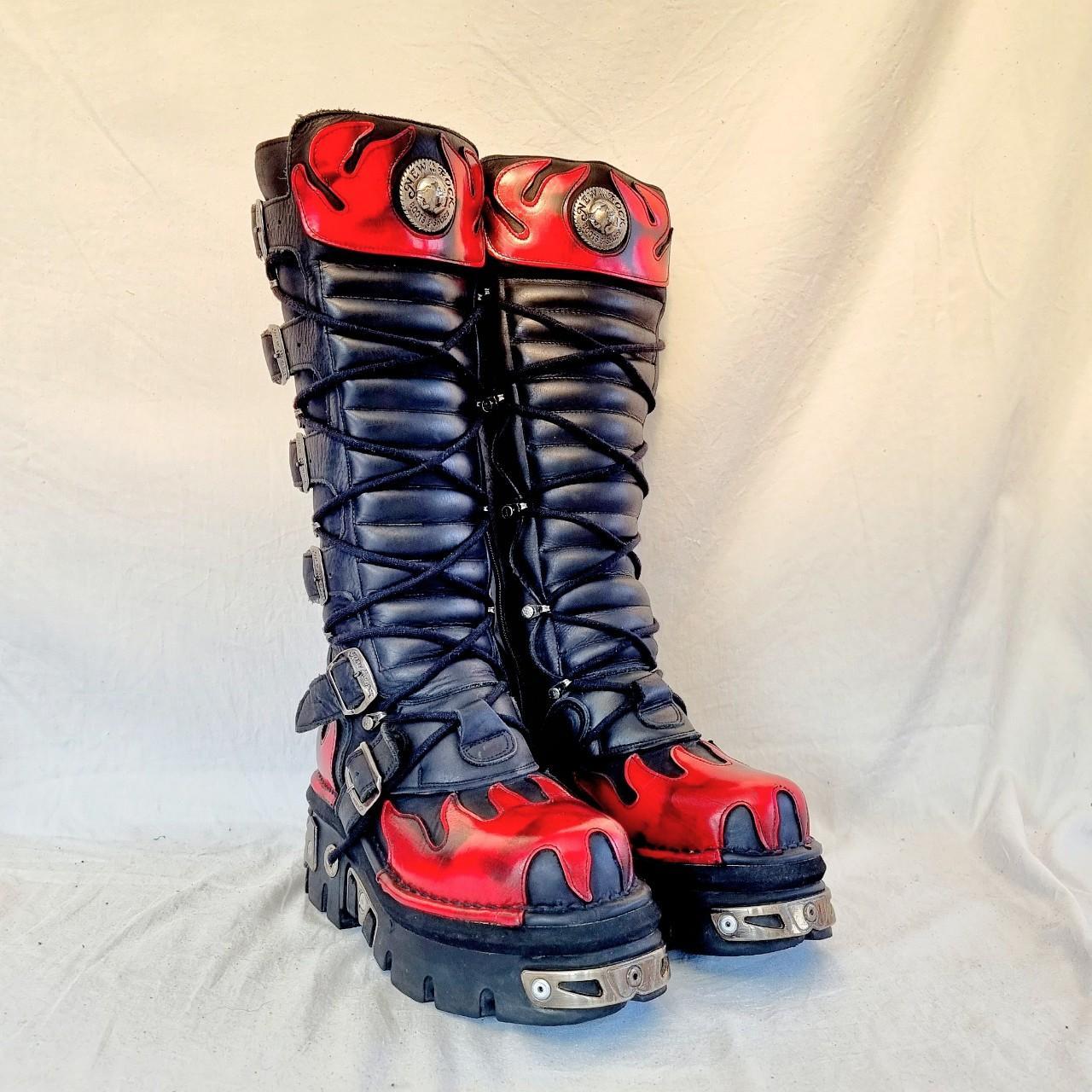 red new rock boots