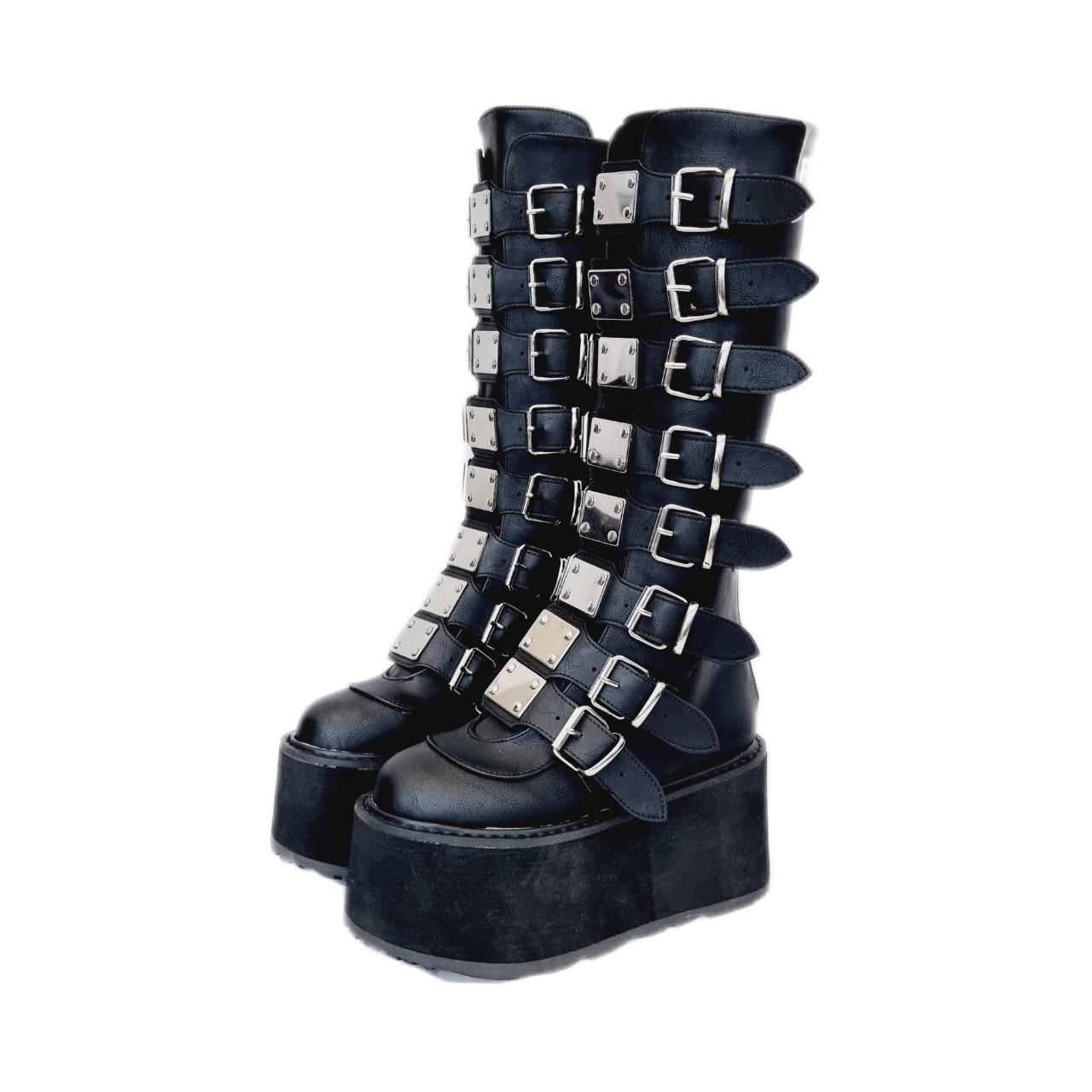Demonia Trinity Boots Demonia Boots With Buckles Demonia SWING-105