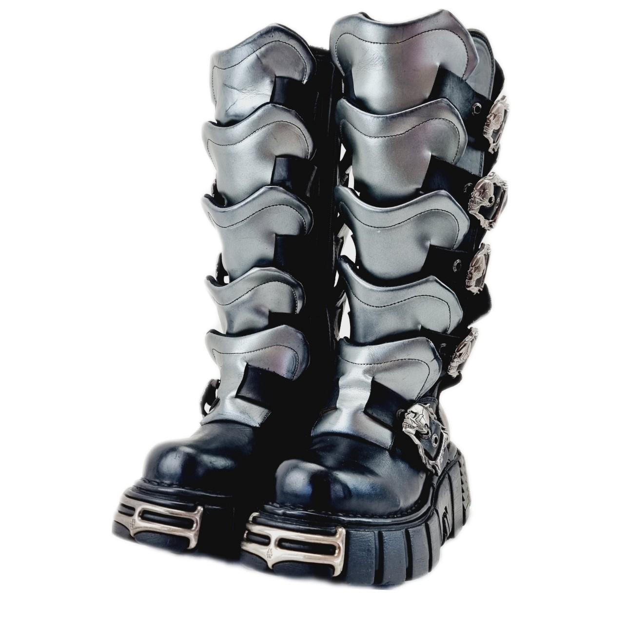 Rare original leather and fur New Rock Boots. These | Depop Rare original leather and fur New Rock Boots. These | Depop