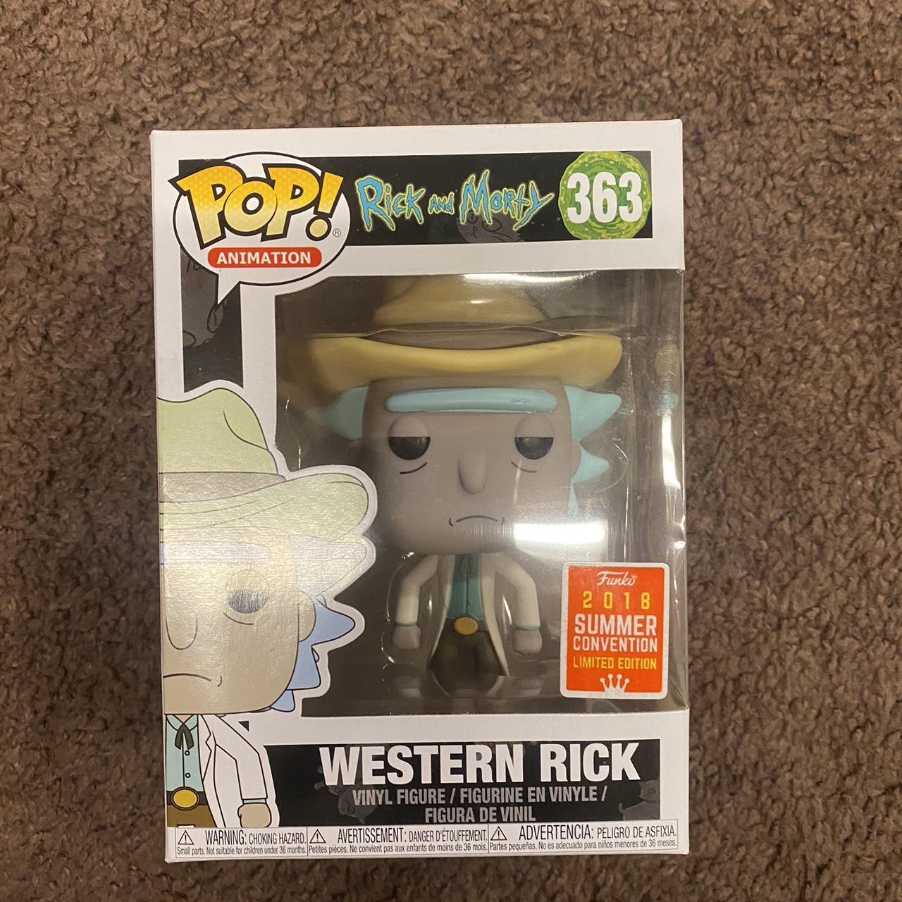 Funko Pop Rick and Morty Western Rick 2018 Summer Convention Exclusive