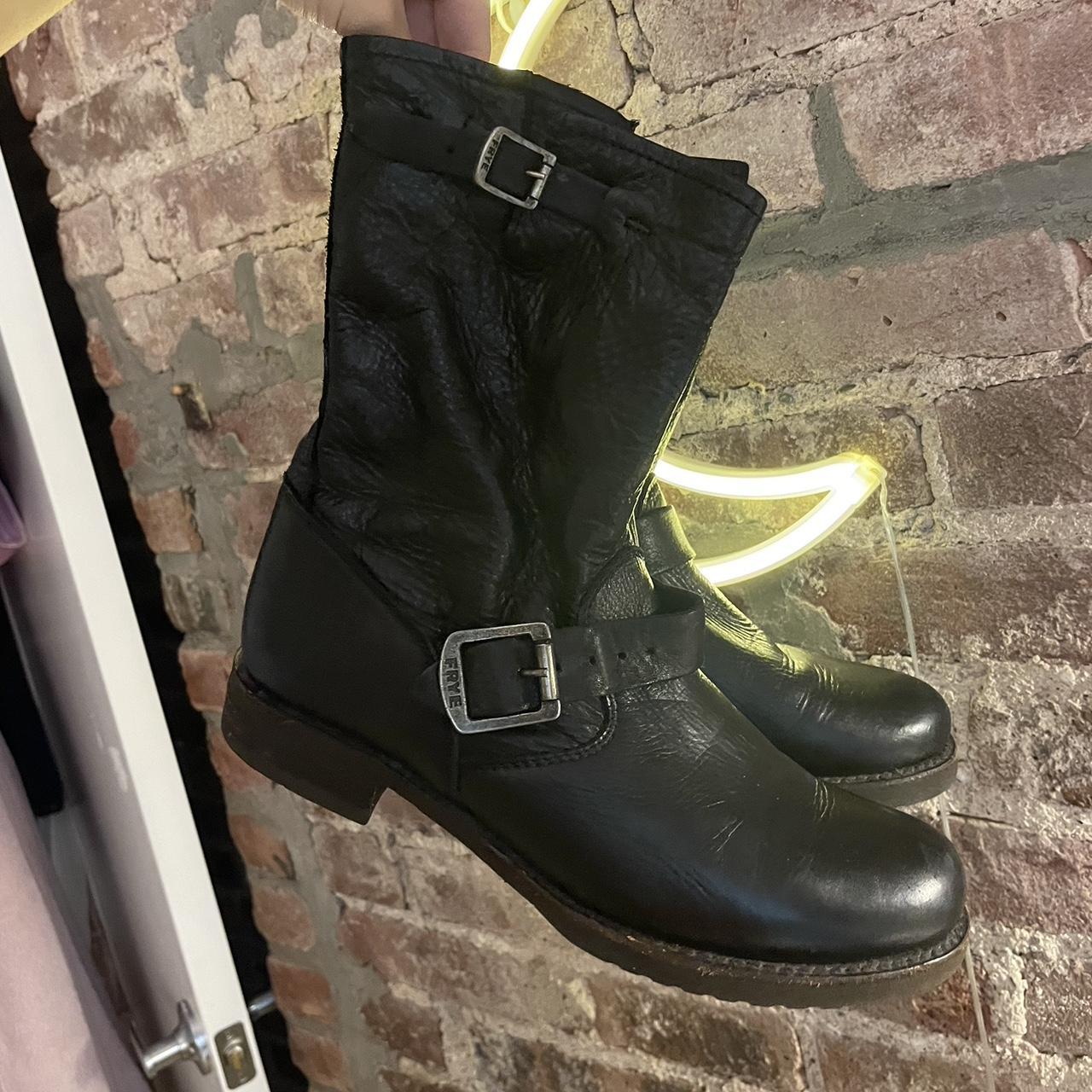 frye moto bootie