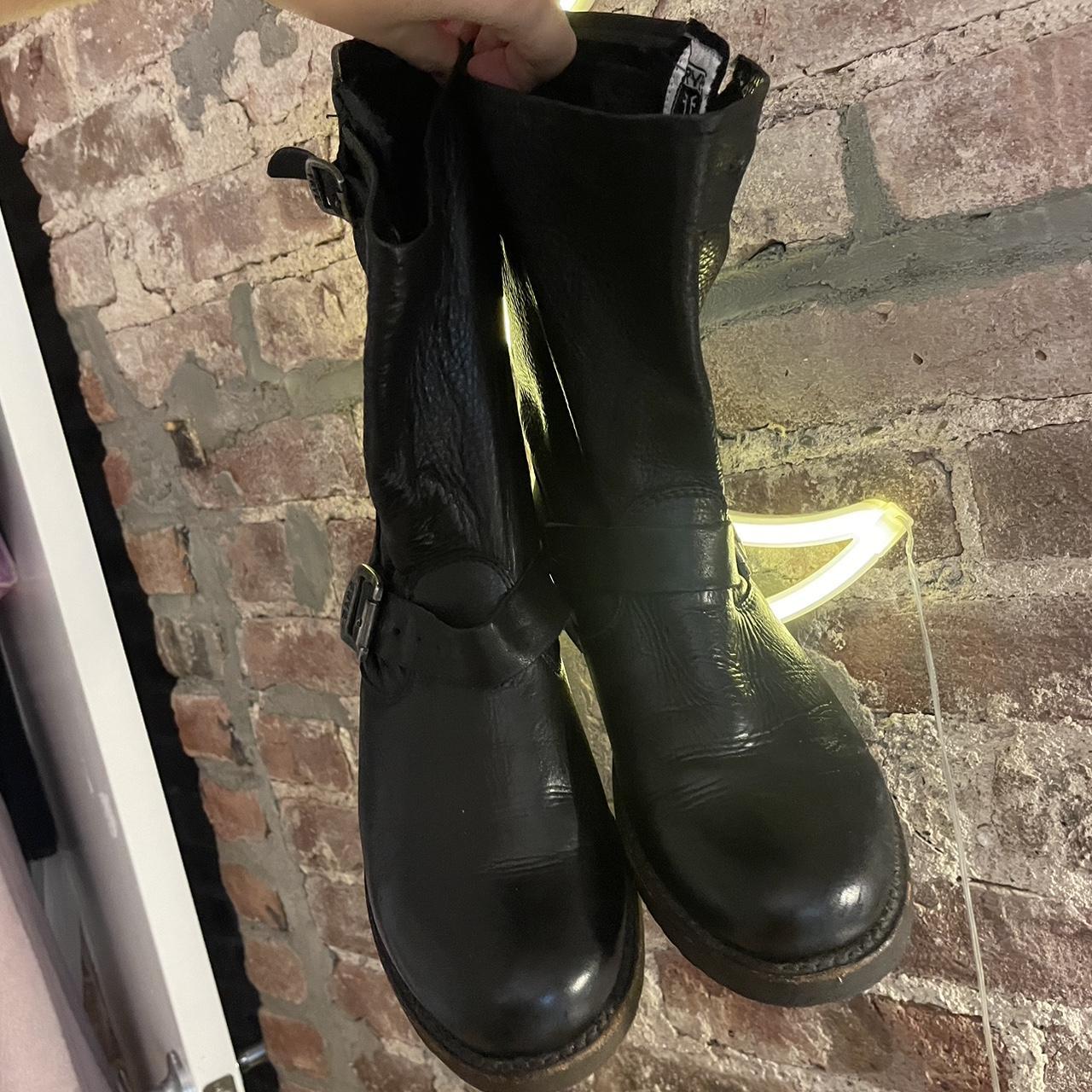 frye moto boots
