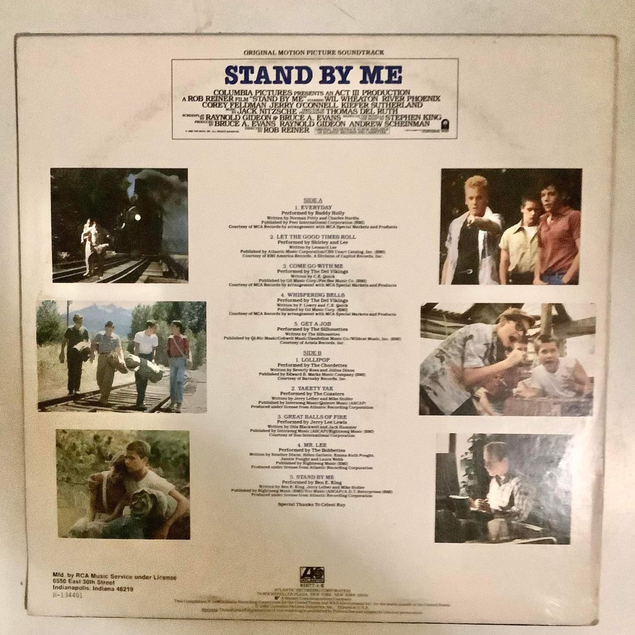 Stand By Me Vinyl Movie Soundtrack Vintage... Depop