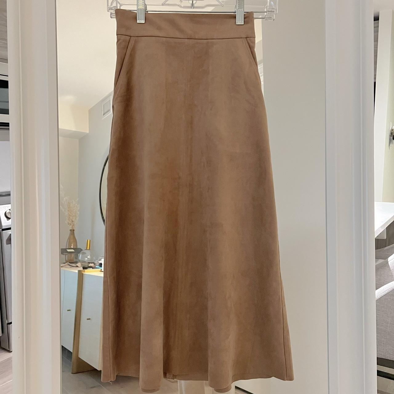 Aritzia Wilfred Faux Suede Banville Midi