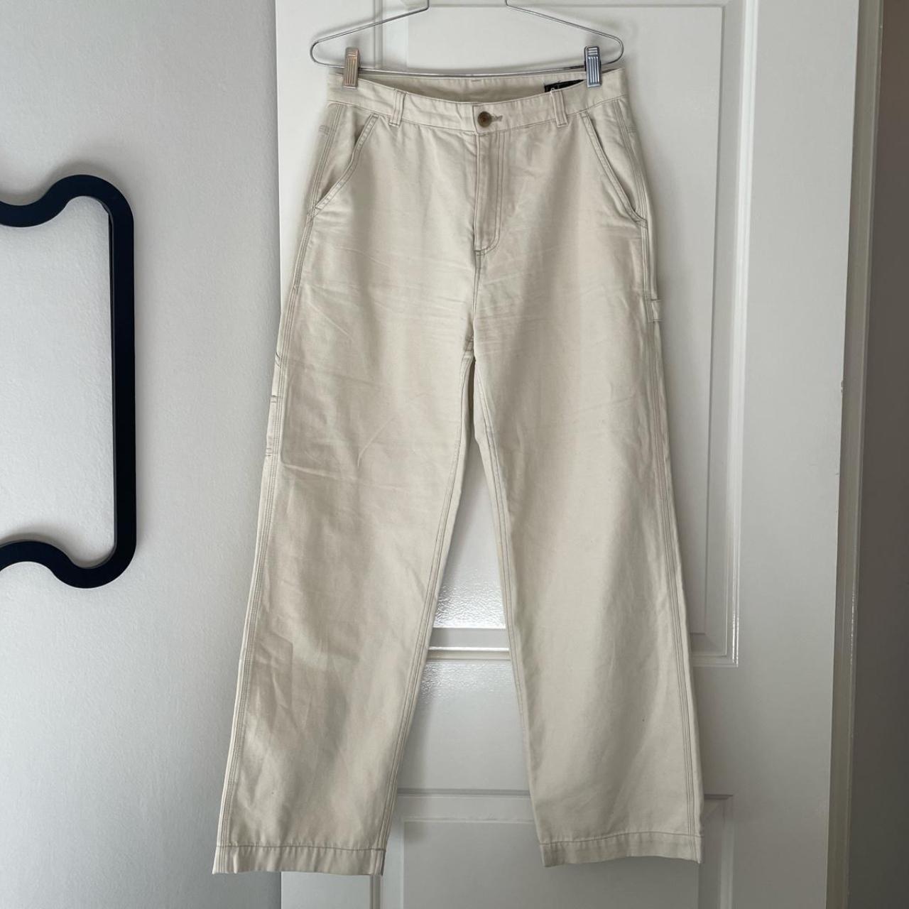 Gap '90s-inspired loose carpenter pants in birch... - Depop