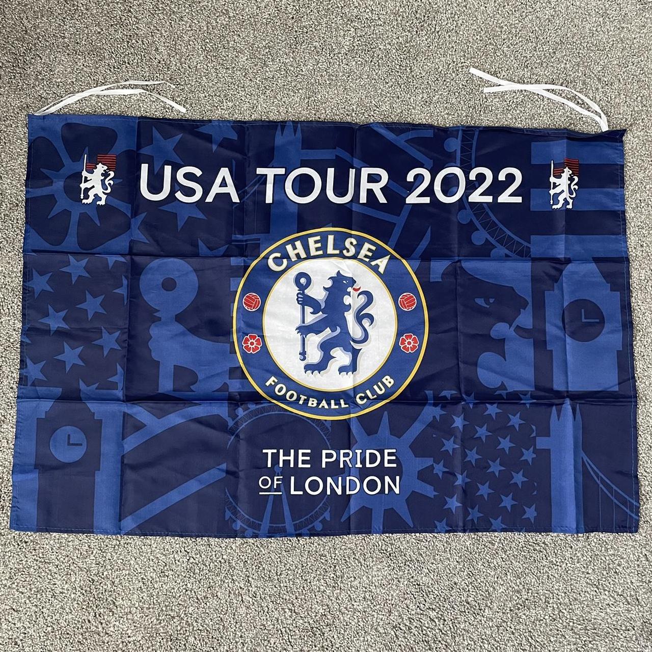 Chelsea USA Tour Flag 2022 Preseason. Used during... Depop