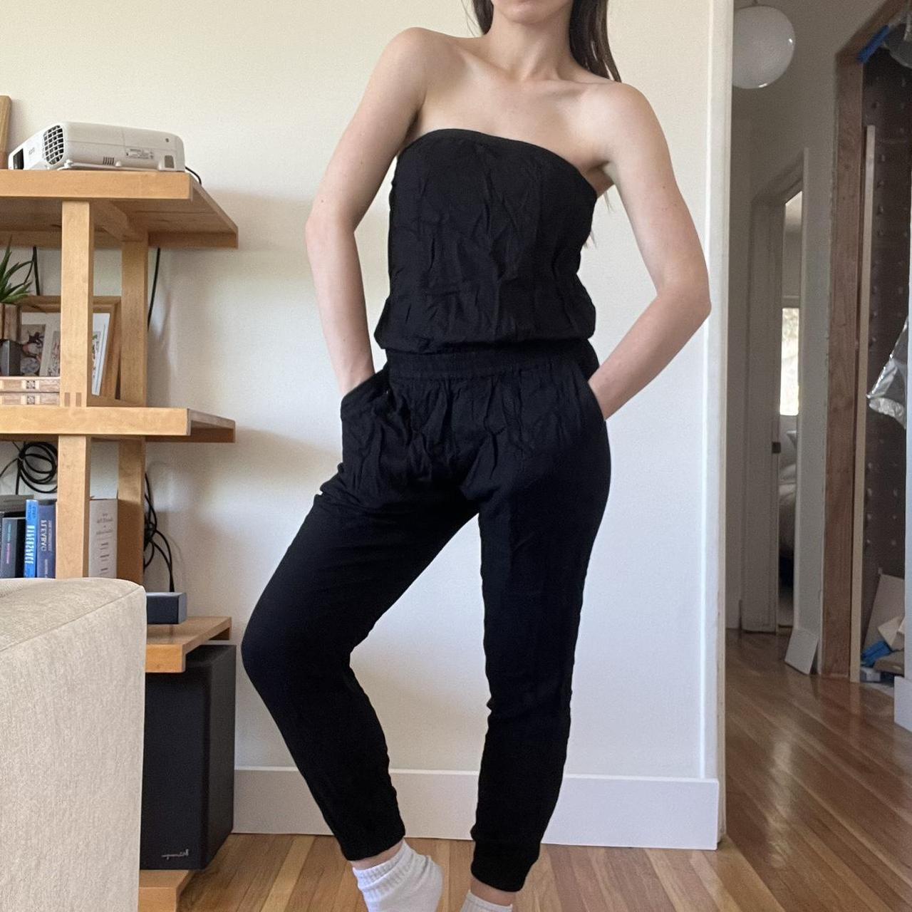 Sunday Best Black Jogger Jumpsuit Romper. This is. Depop